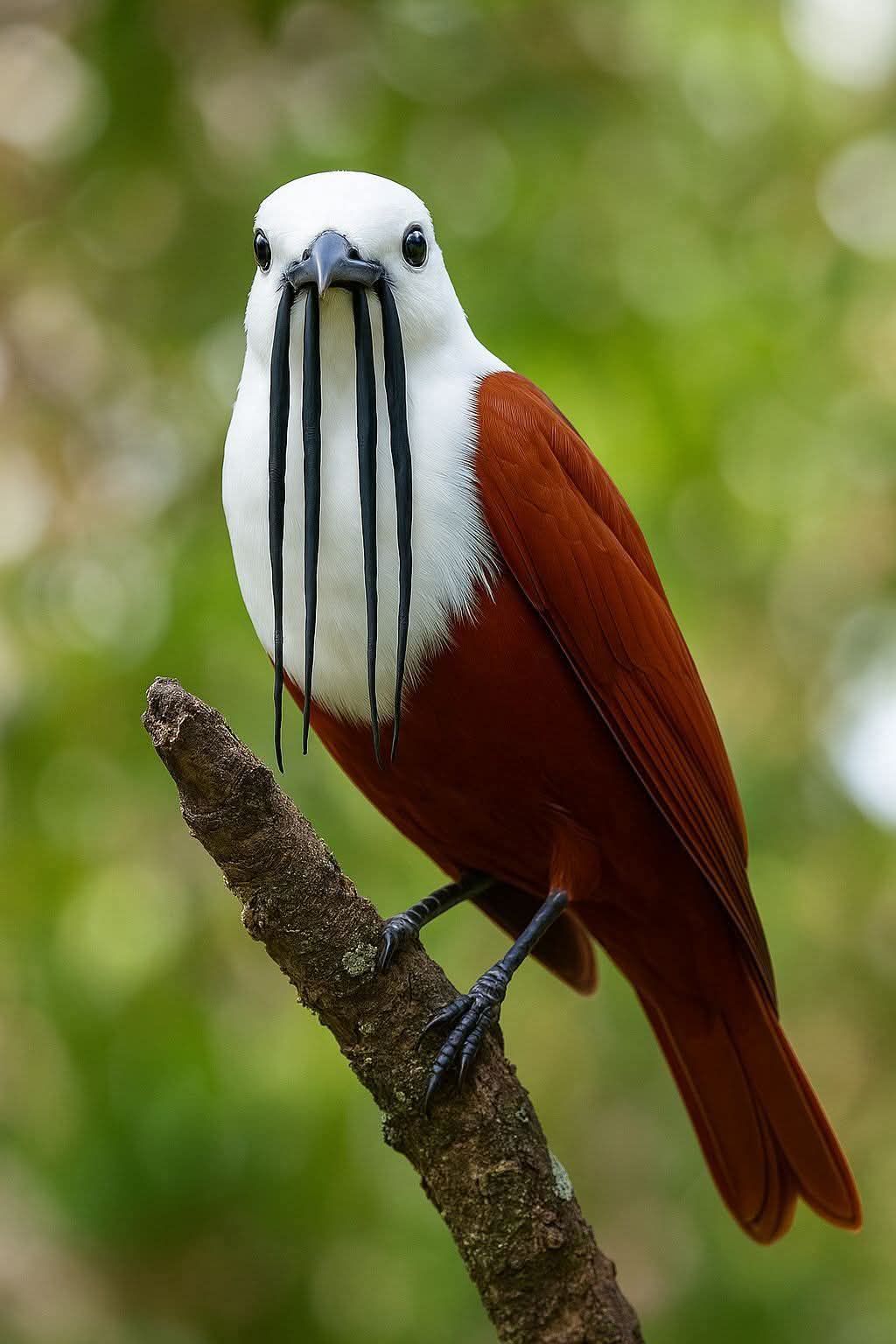 Meet the world's loudest bird: the male white bellbird. The dove