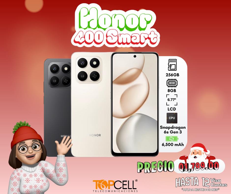 TopCell GT - 🚀💙 Serie 400 de HONOR — Potencia y pantalla... | Facebook