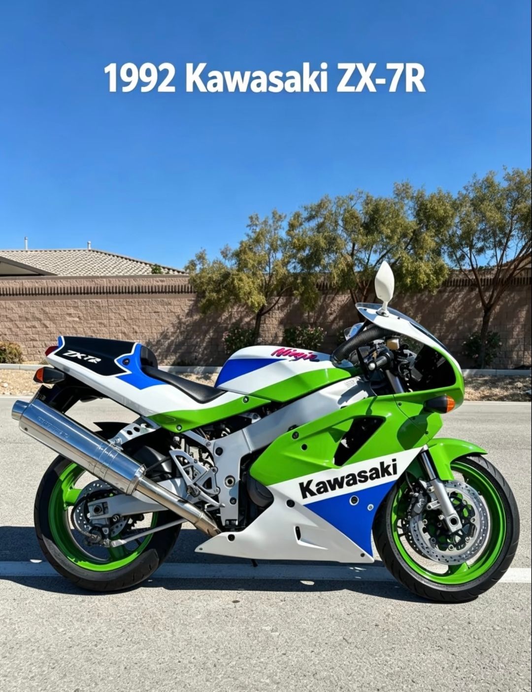 1992 Kawasaki Ninja ZX-7R: a classic superbike with authentic
