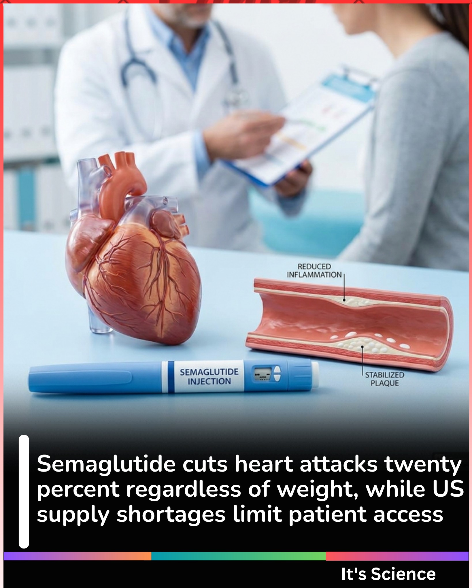 A 2025 Lancet analysis of the SELECT trial concluded that semaglutide reduced major adverse cardiovascular events by 20% in adults with overweight or obesity, regardless of how much weight patients actually lost