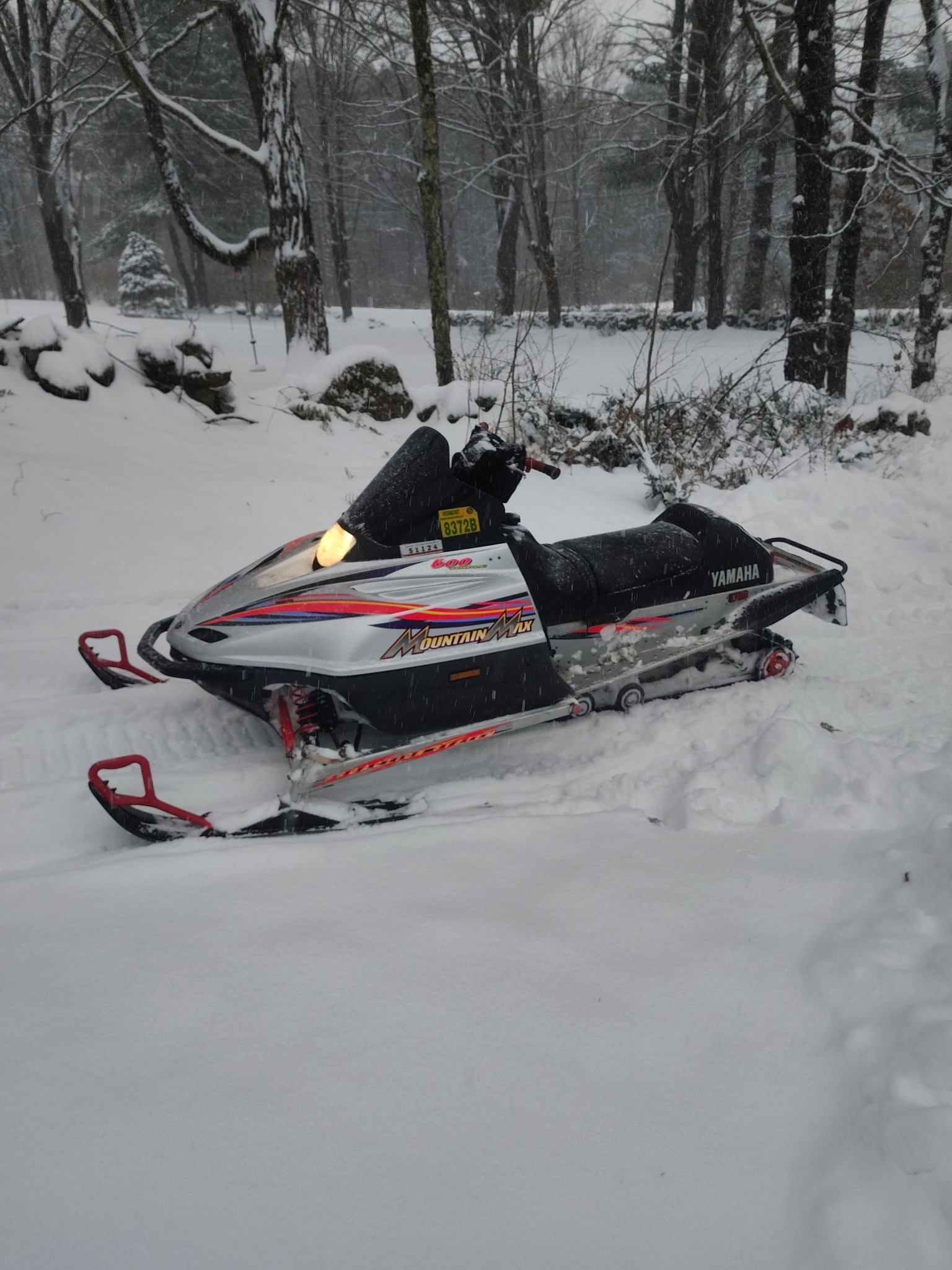 Modified 1999 Yamaha SX 500 snowmobile