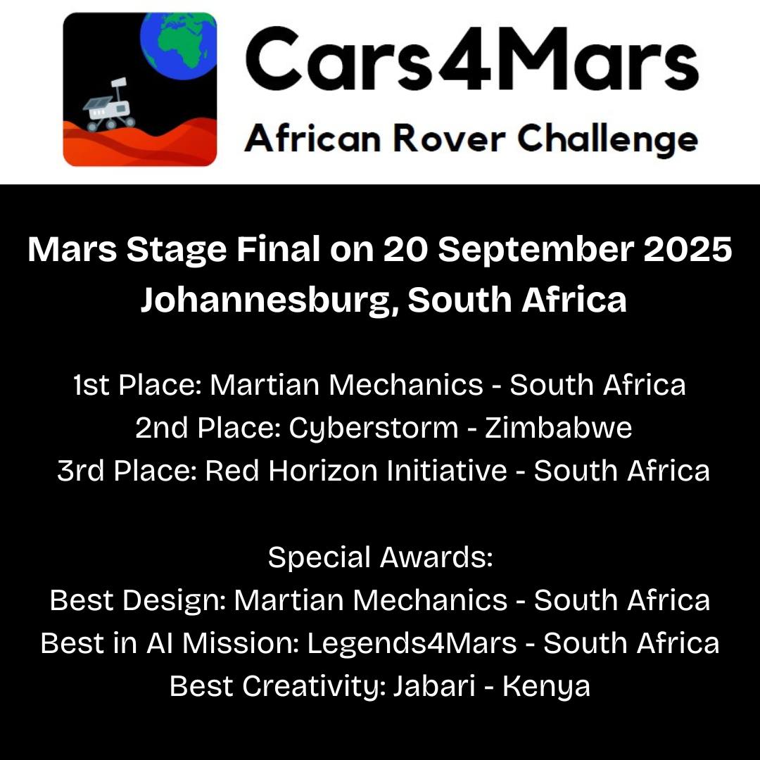 Cars4Mars - African Rover Challenge