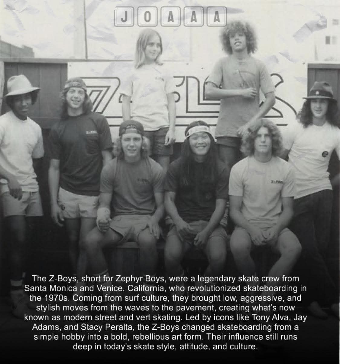 Original Z-Boys ~ 2005 Jay Adams, Tony Alva, Skip Engblom, Stacy