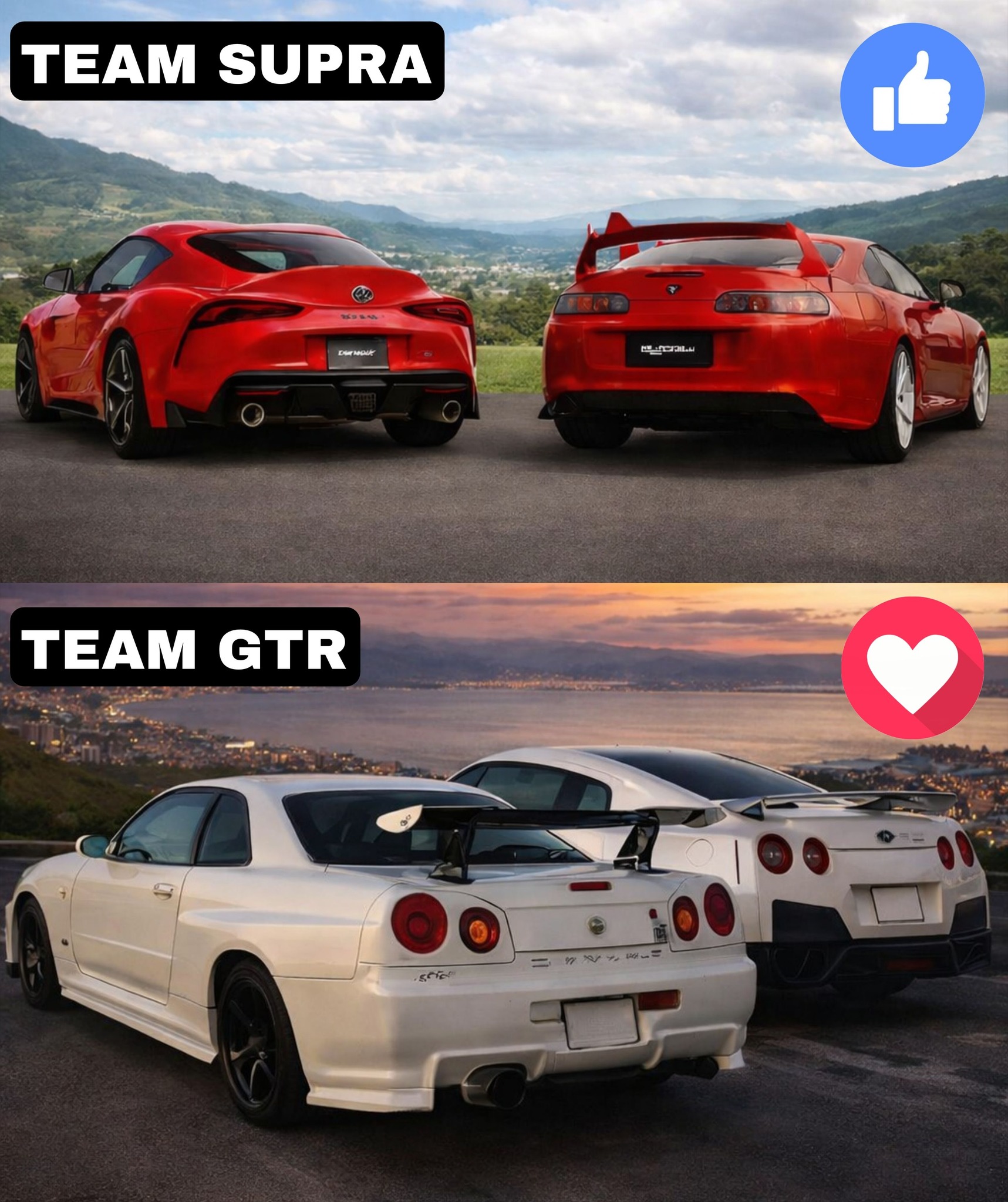 The Toyota Supra and the Nissan GT-R are names that have shaped