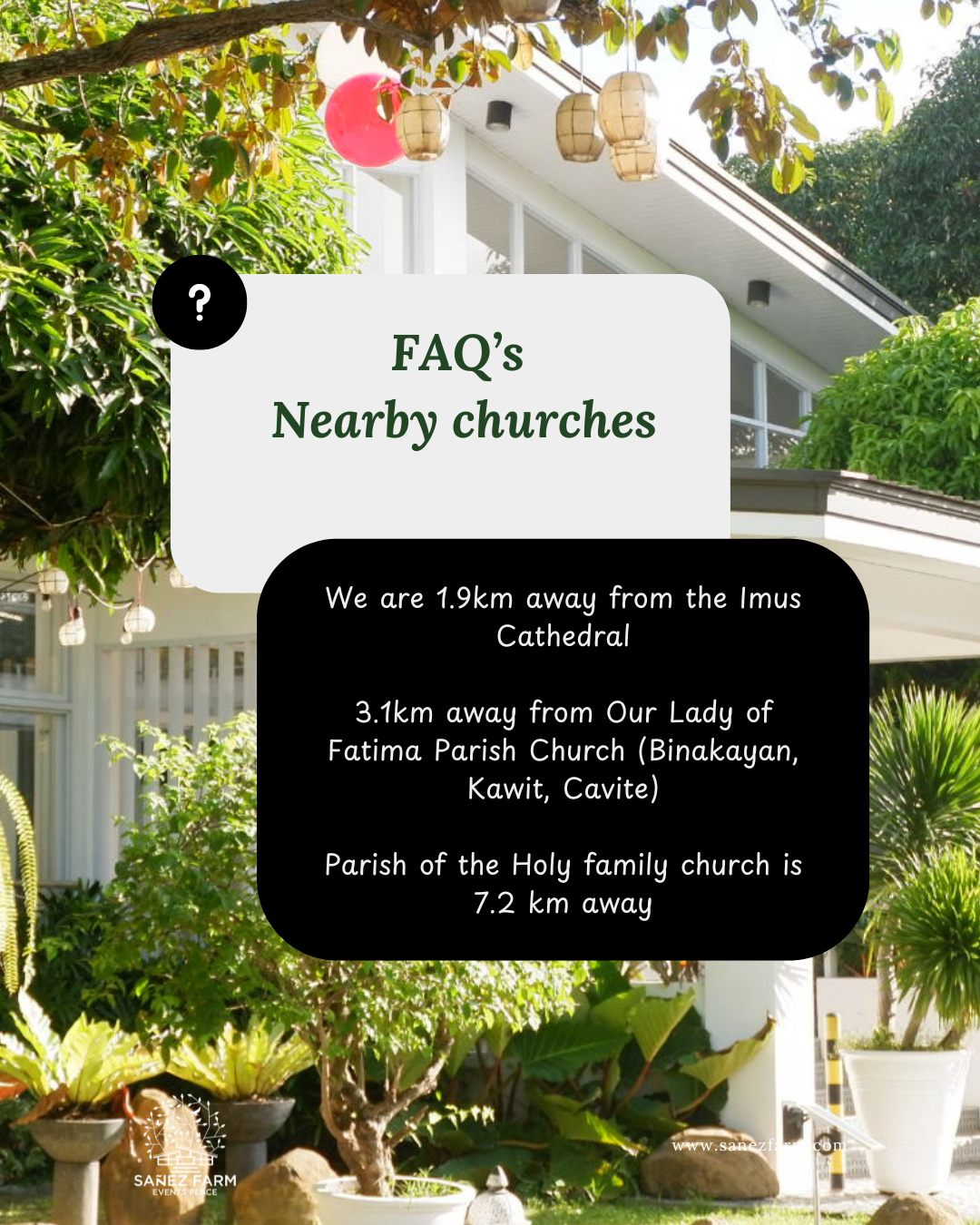 Sañez Farm Events Place | Imus