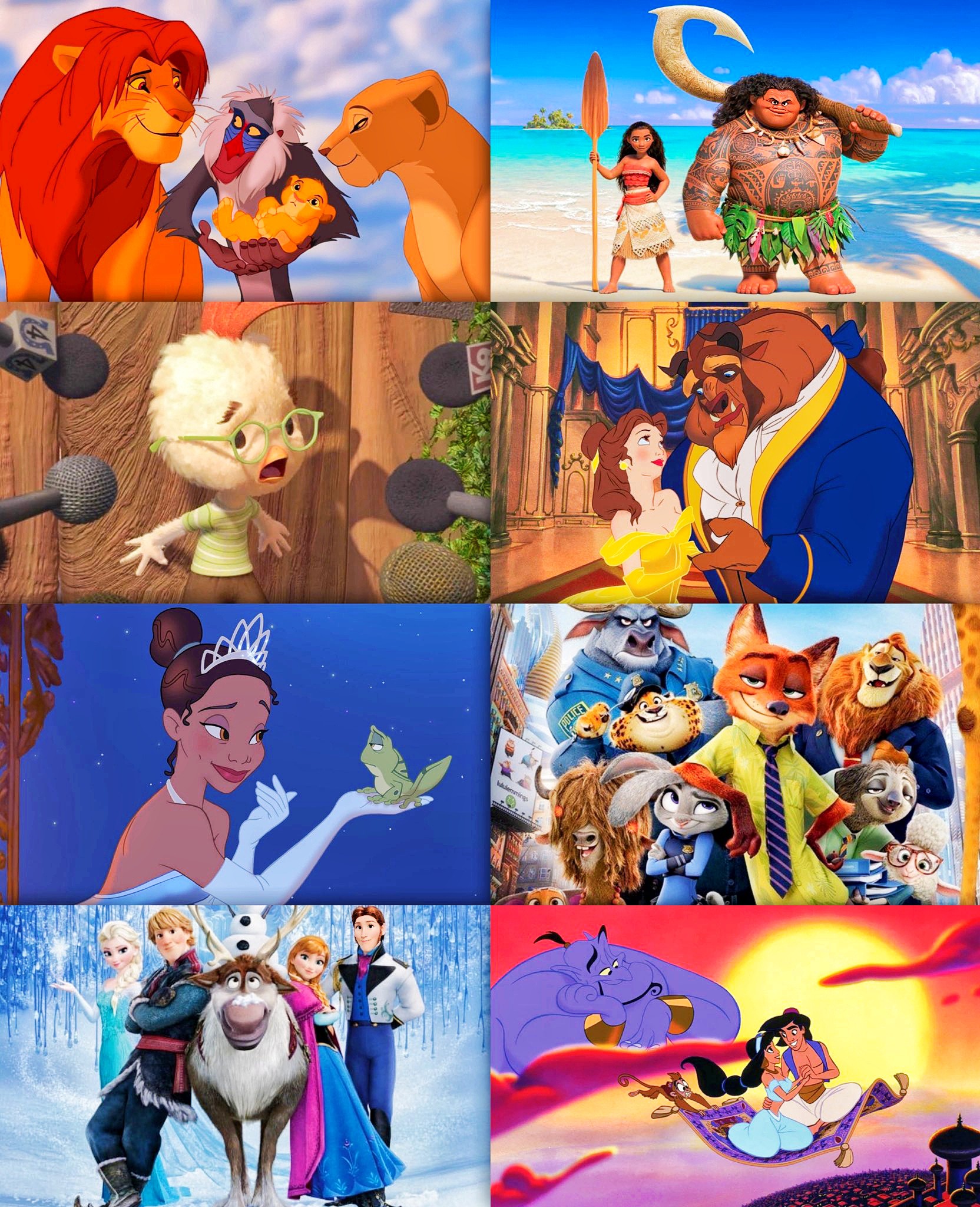 Timeless Disney animation characters