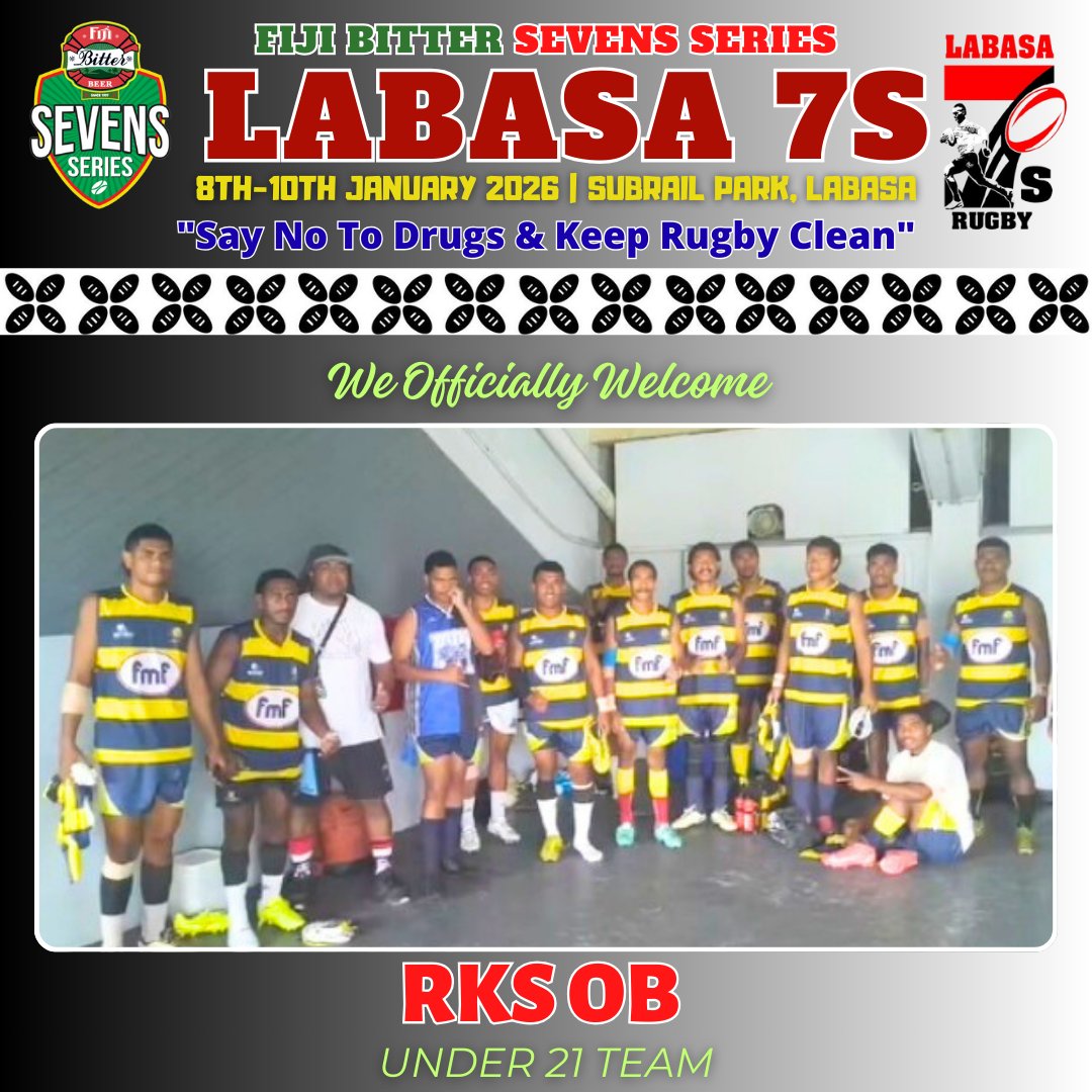 Fiji - 📢𝐓𝐄𝐀𝐌 𝐀𝐍𝐍𝐎𝐔𝐂𝐄𝐌𝐄𝐍𝐓📢 We Officially Welcome 𝗥𝗞𝗦 𝗢𝗕 𝗨𝟮𝟭 Team from ...