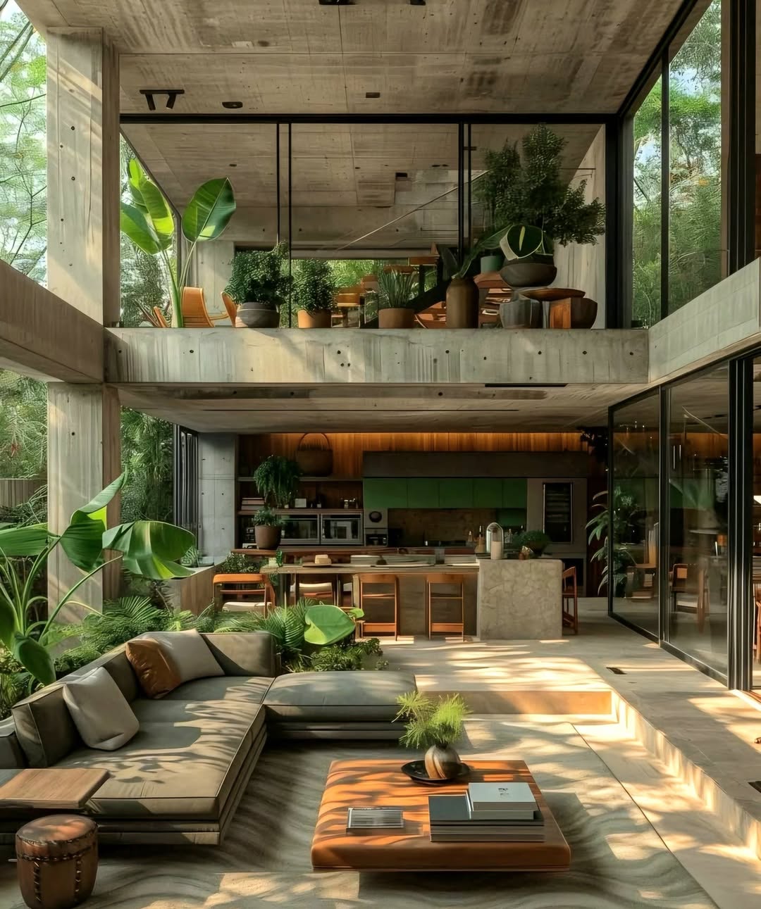 Design - Step into an urban oasis where nature intertwines with modern ...