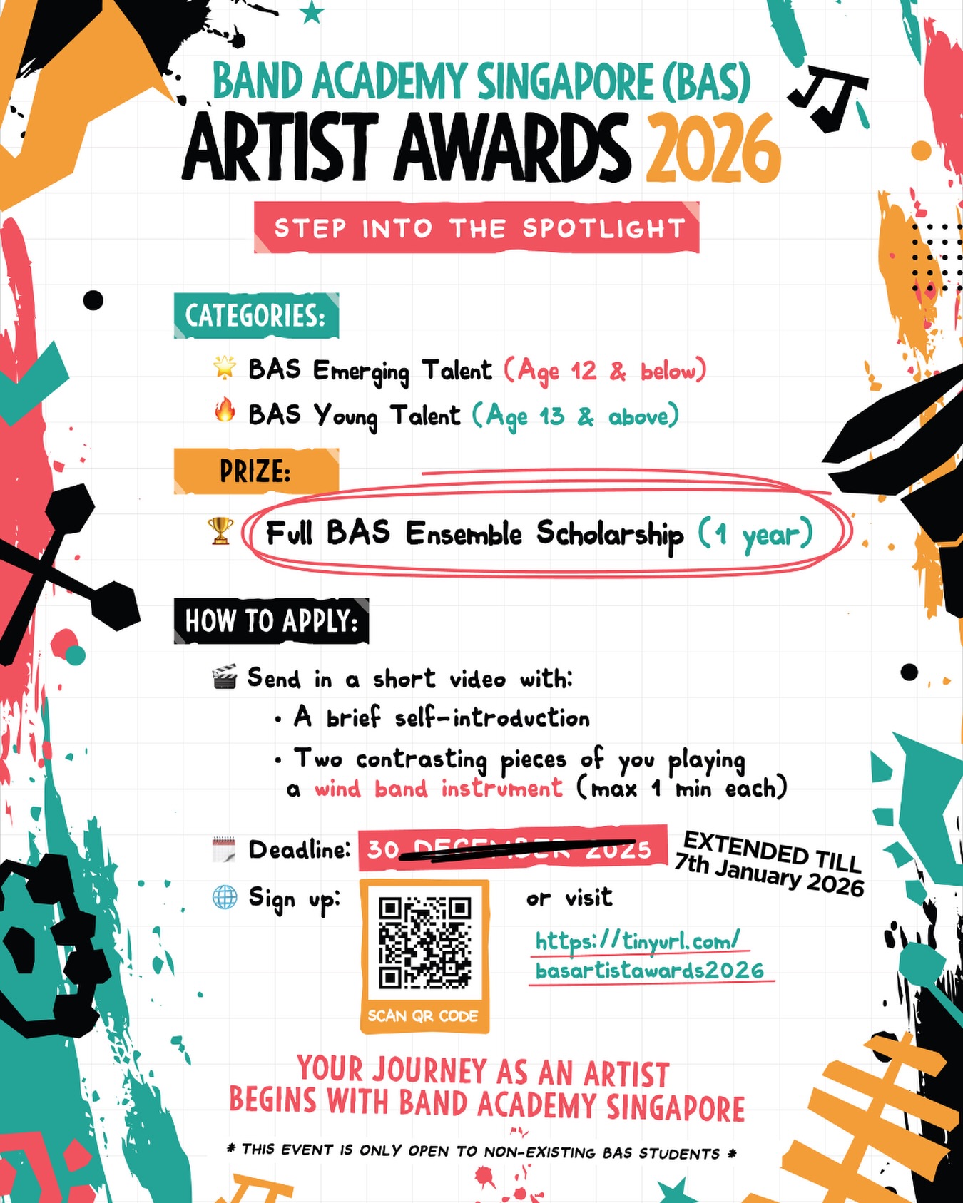 🏆 BAS Artist Awards 2026!!... - Band Academy Singapore - BAS | Facebook