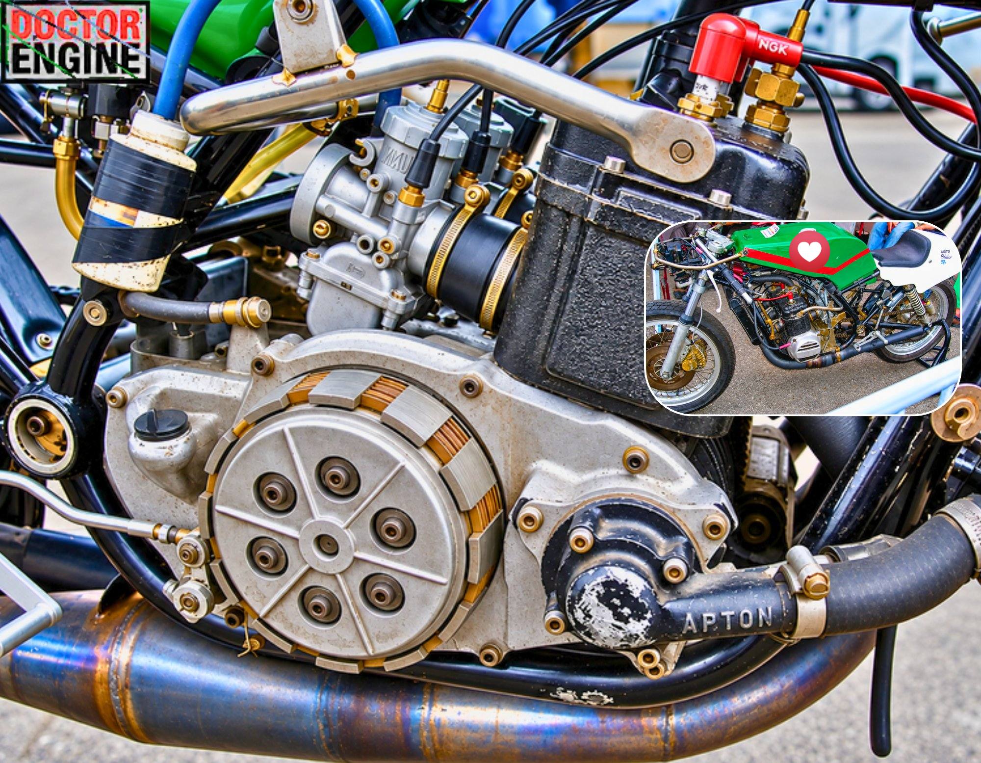 This Barton 500cc triple is seriously cool because it looks like a