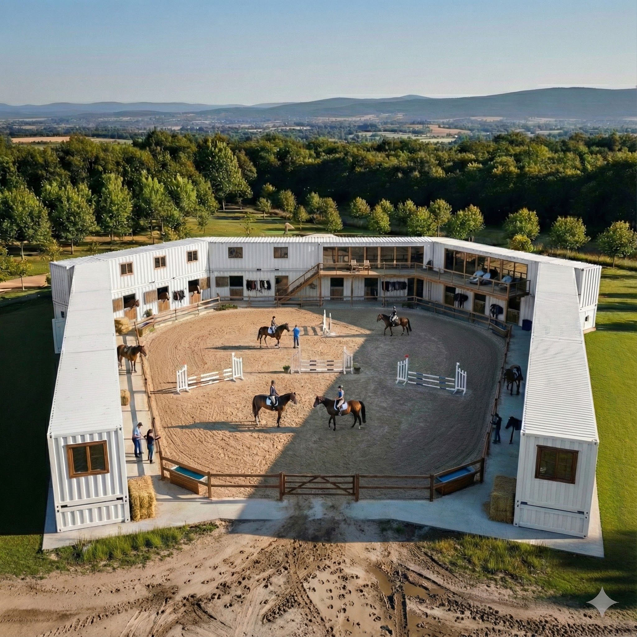 Shipping - Forget the Farmhouse... This is a Container HORSE RANCH! An ...