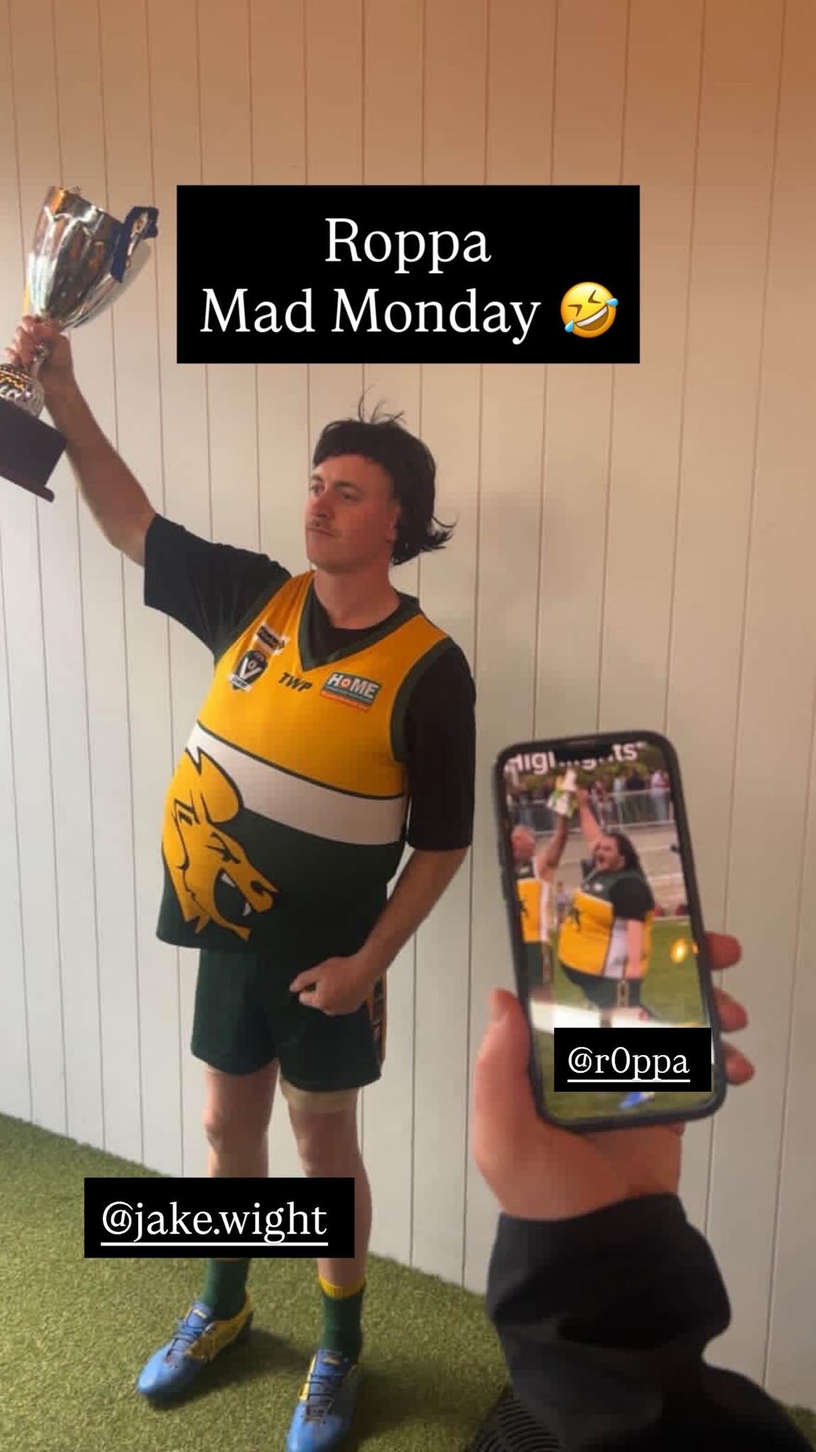 Former - How good is this Mad Monday outfit? Jake Wight from ...
