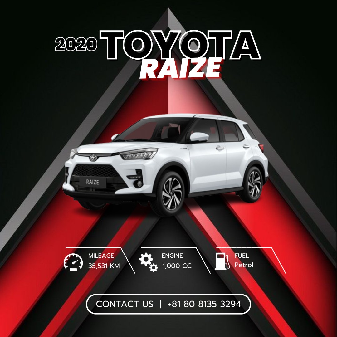 Toyota Raize Available at... - Automates Japan Ltd Co | Facebook