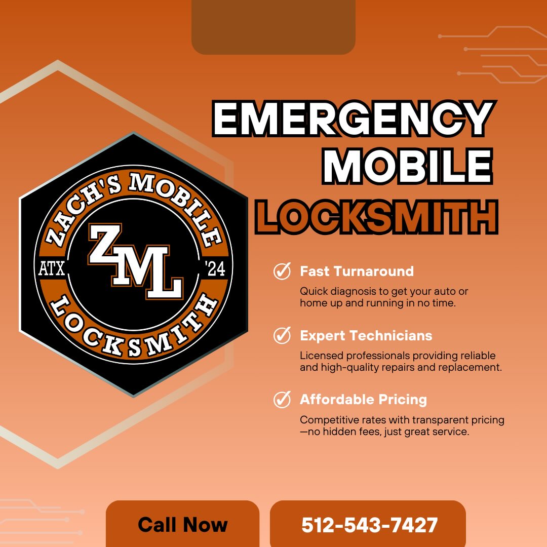 Zach's Mobile Locksmith (@zachsmobilelocksmith) • Facebook