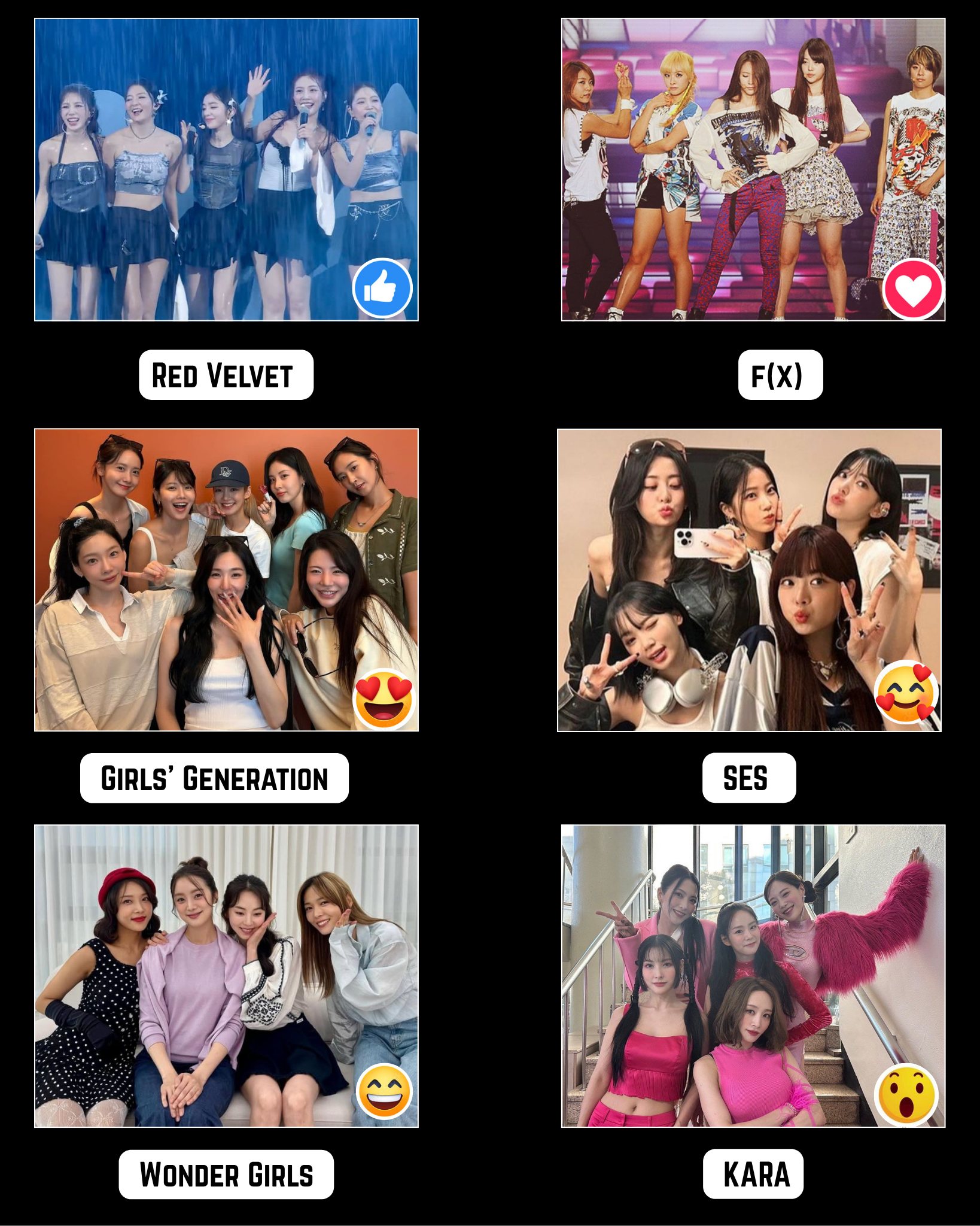 K-POP・アジア soan 🇮🇩🇲🇾🇵🇭🇻🇳🇹🇭🇸🇬 Star SEA Members of K-POP Group (Older