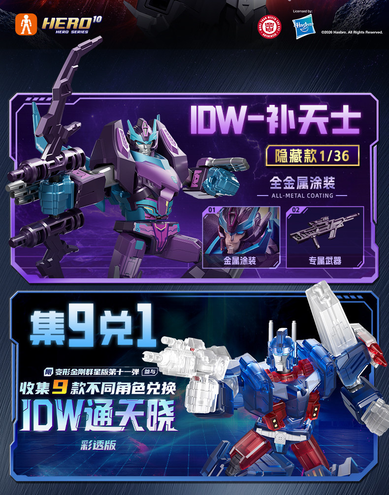 Galaxy version 11 transformers model kits