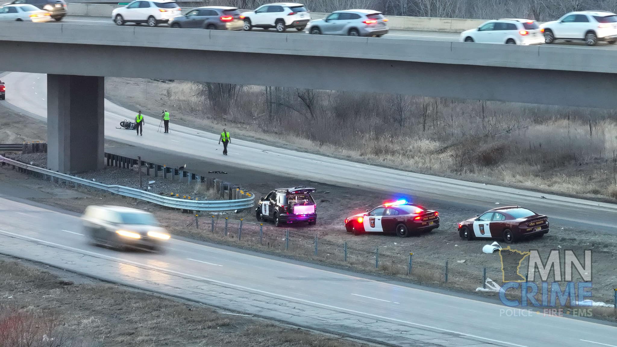MN - From the scene of a motorcycle crash with apparent life ...
