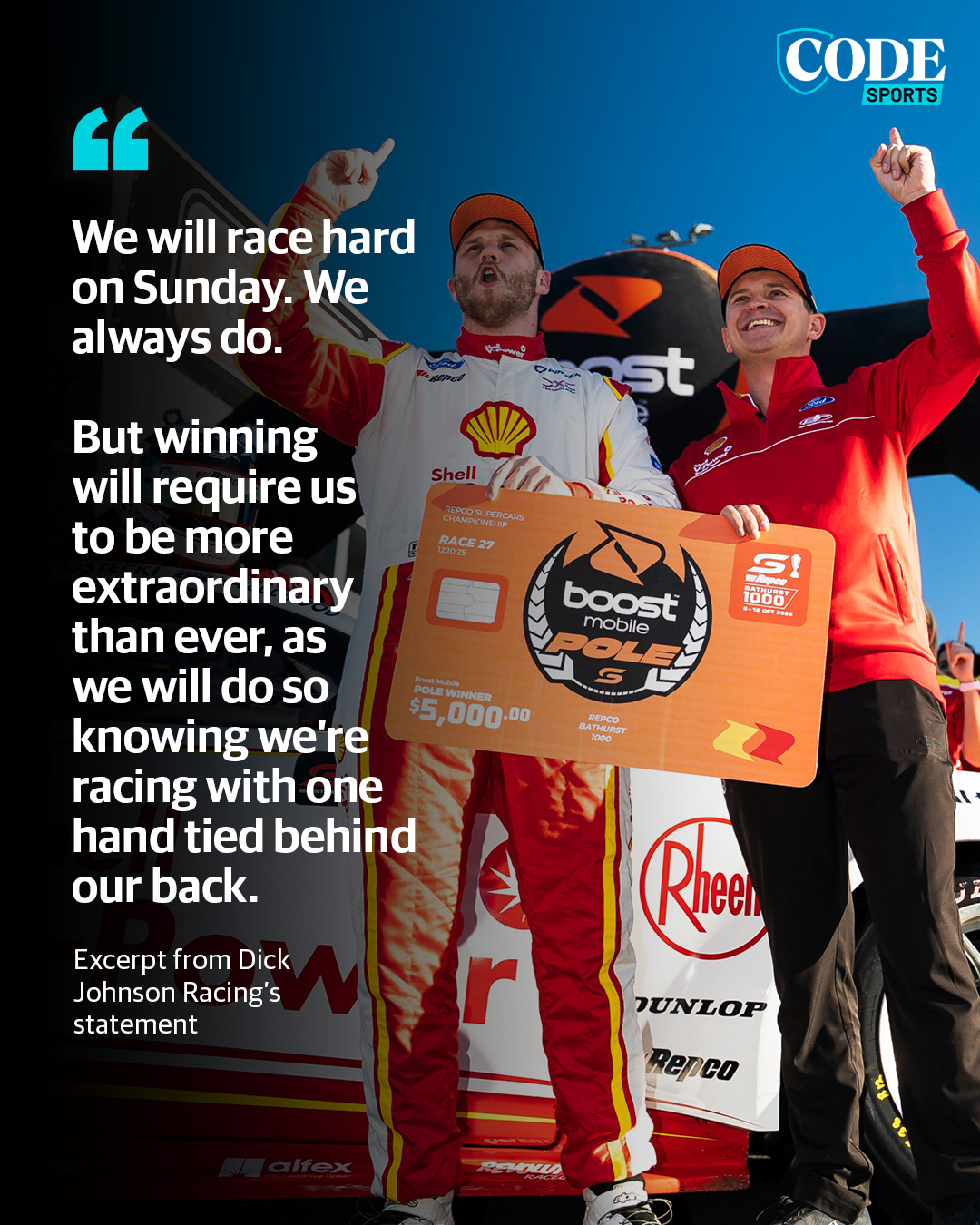 Telegraph Sport - Dick Johnson Racing has rocked the... | Facebook