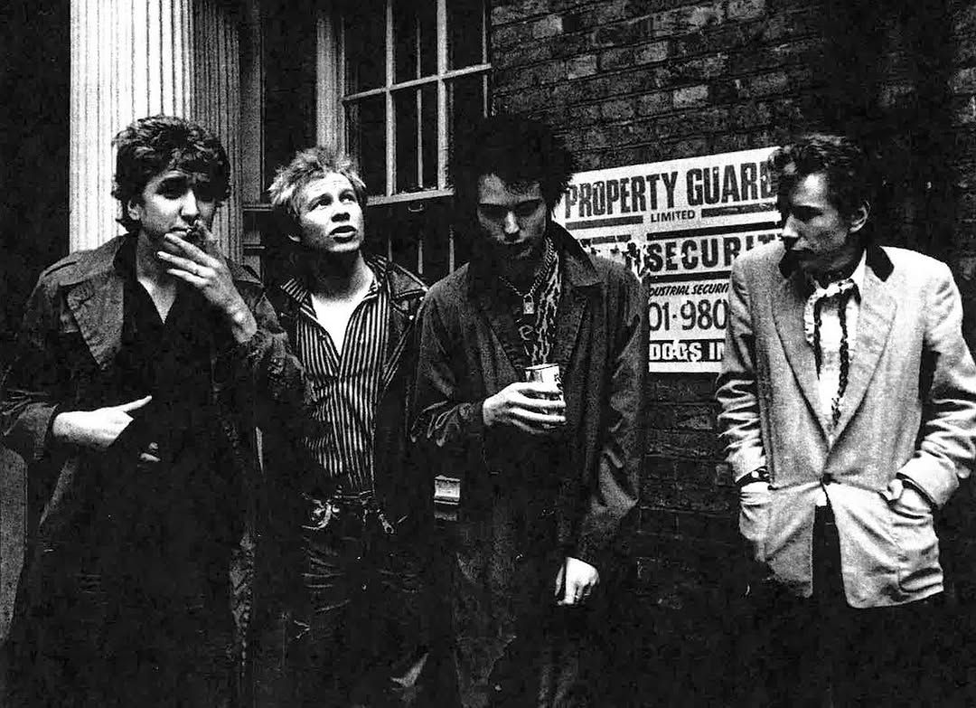 Sex Pistols on stage at the 100 Club - London, 1976