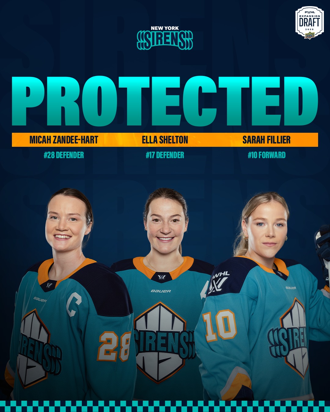 New - Here to stay 🔊 The New York Sirens have elected to protect ...