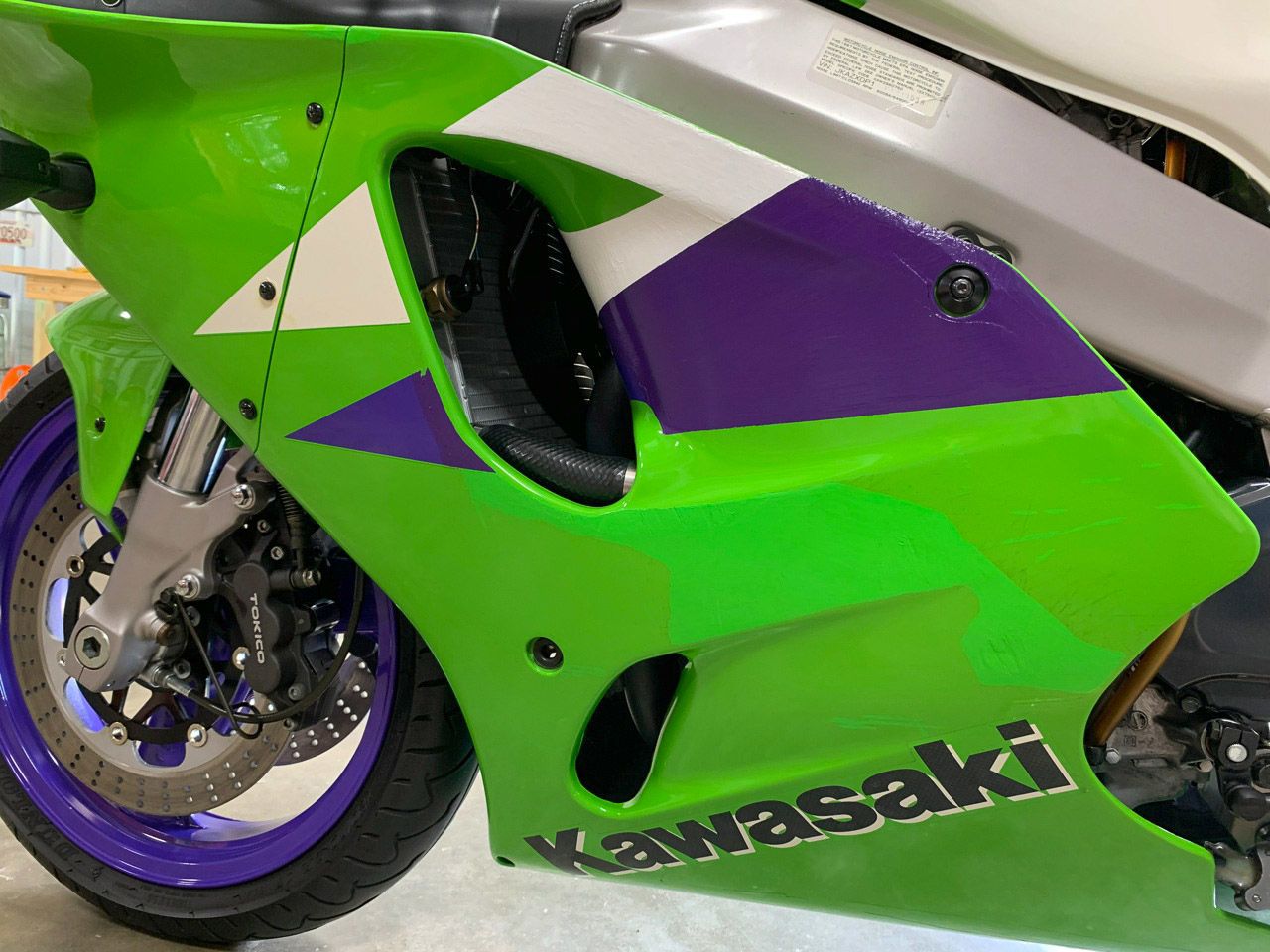Kawasaki ZX7R tokico brake system explained