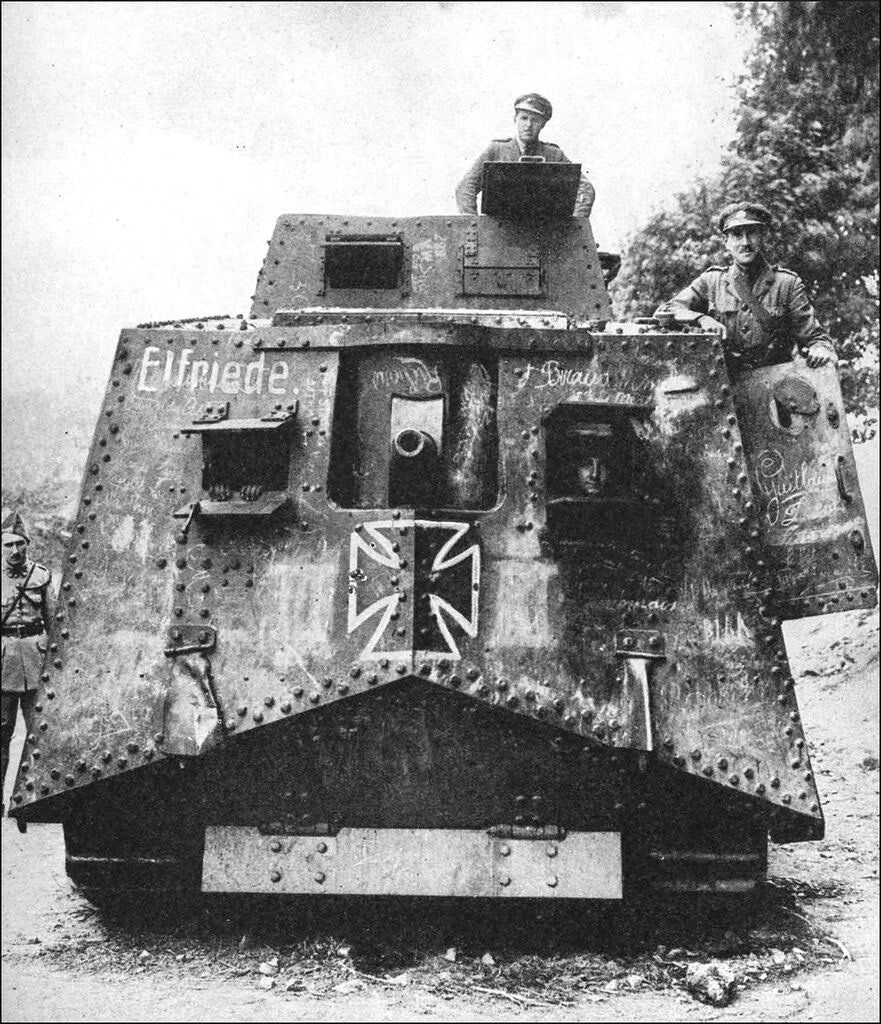 The War - The A7V was Germany’s first operational tank of World War I ...