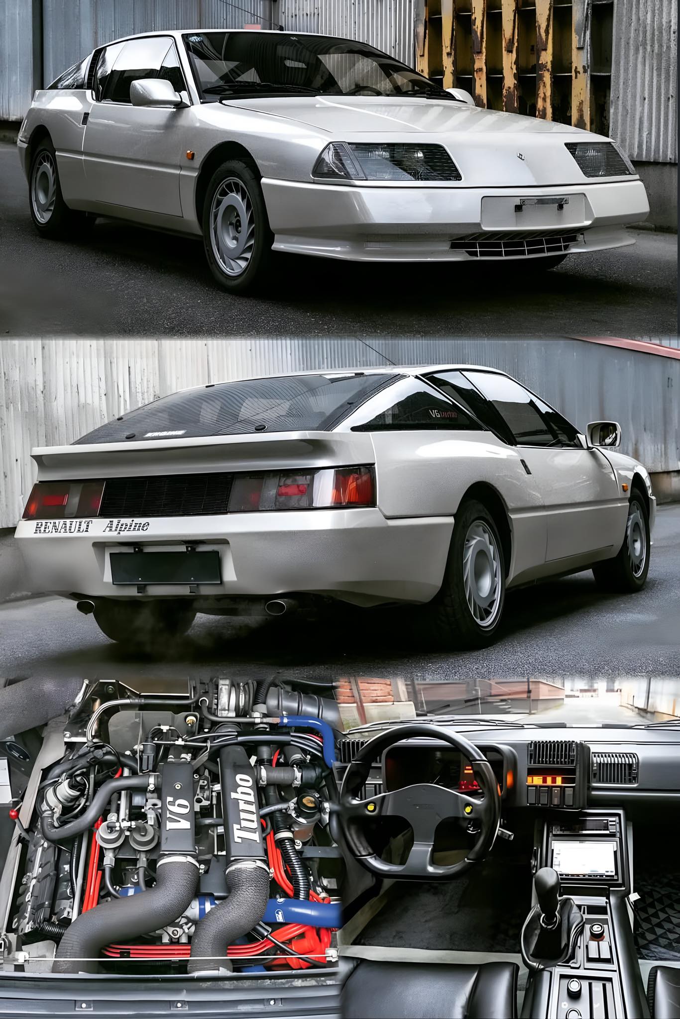 Car - The 1988 Renault Alpine GTA V6 Turbo. 🇫🇷💨 Powered by a 2.5L ...