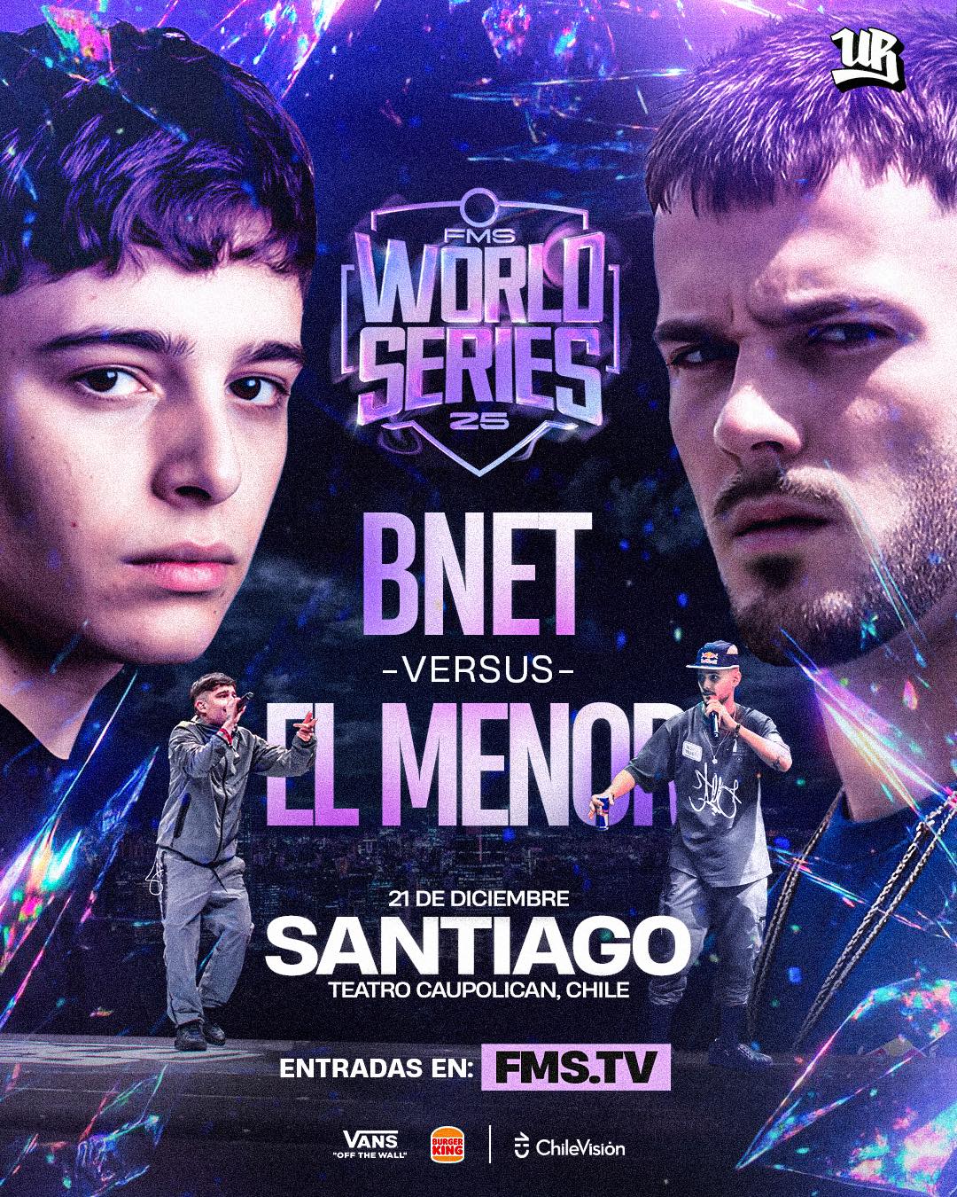 FMS - ¡EL MENOR 🆚 BNET EN WORLD SERIES SANTIAGO! 🇨🇱 Lo que era un sueño ...