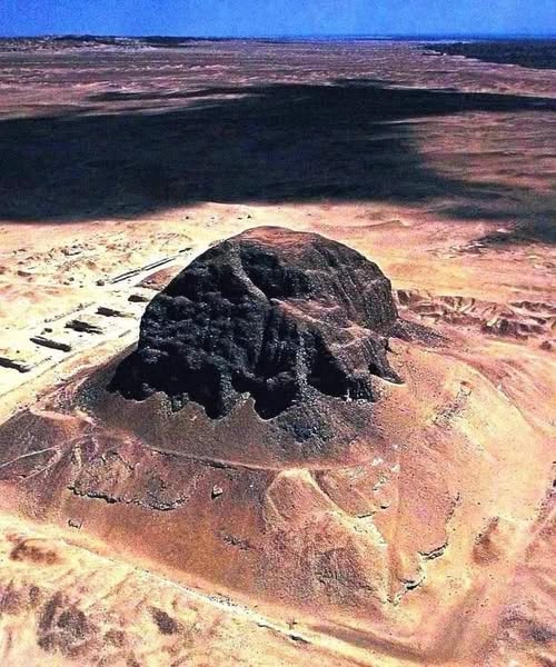 Archeology - The Black Pyramid of Amenemhat III, built between 1860 and ...