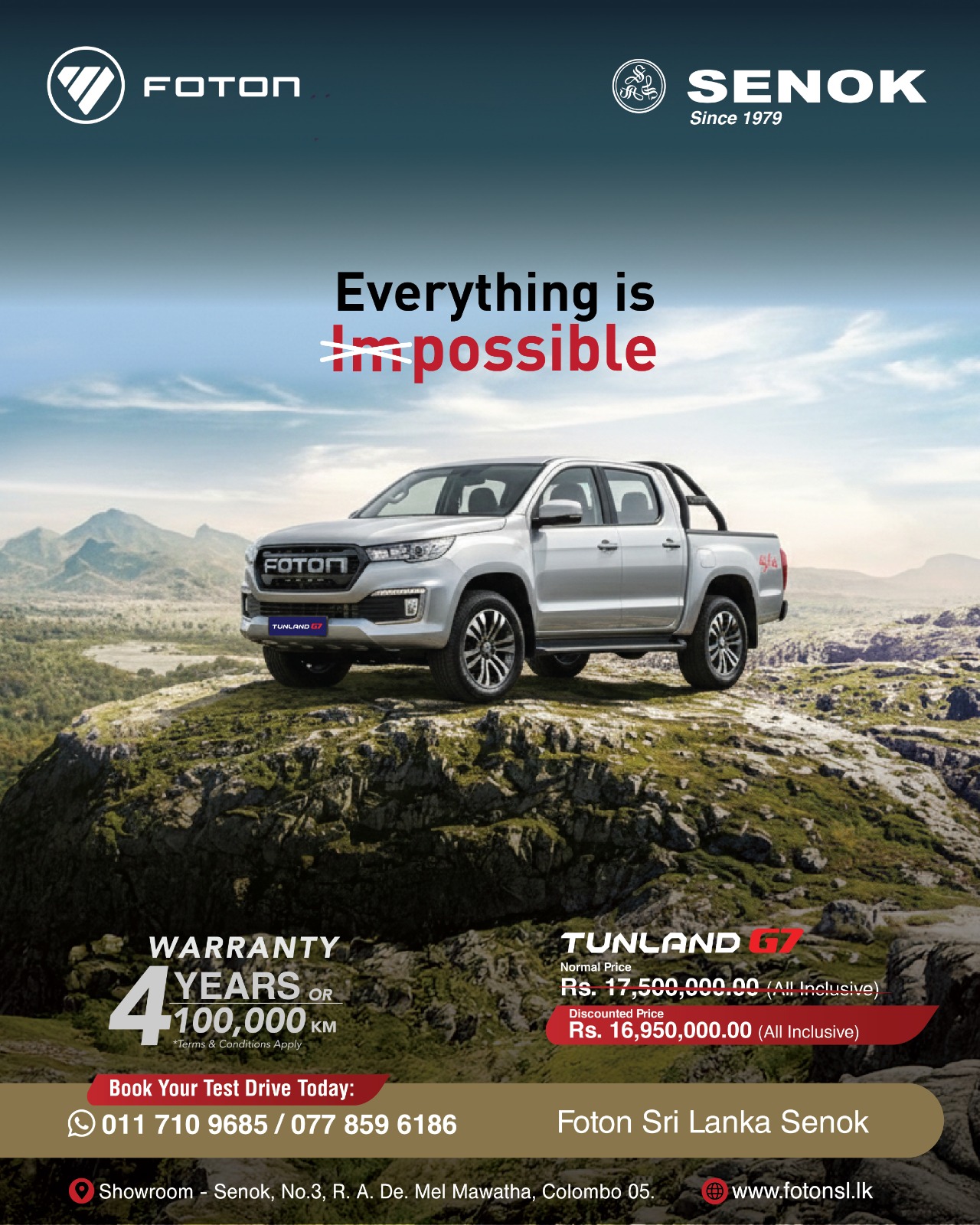 Everything is now possible. 🚙⛰️ Take on new heights and tougher