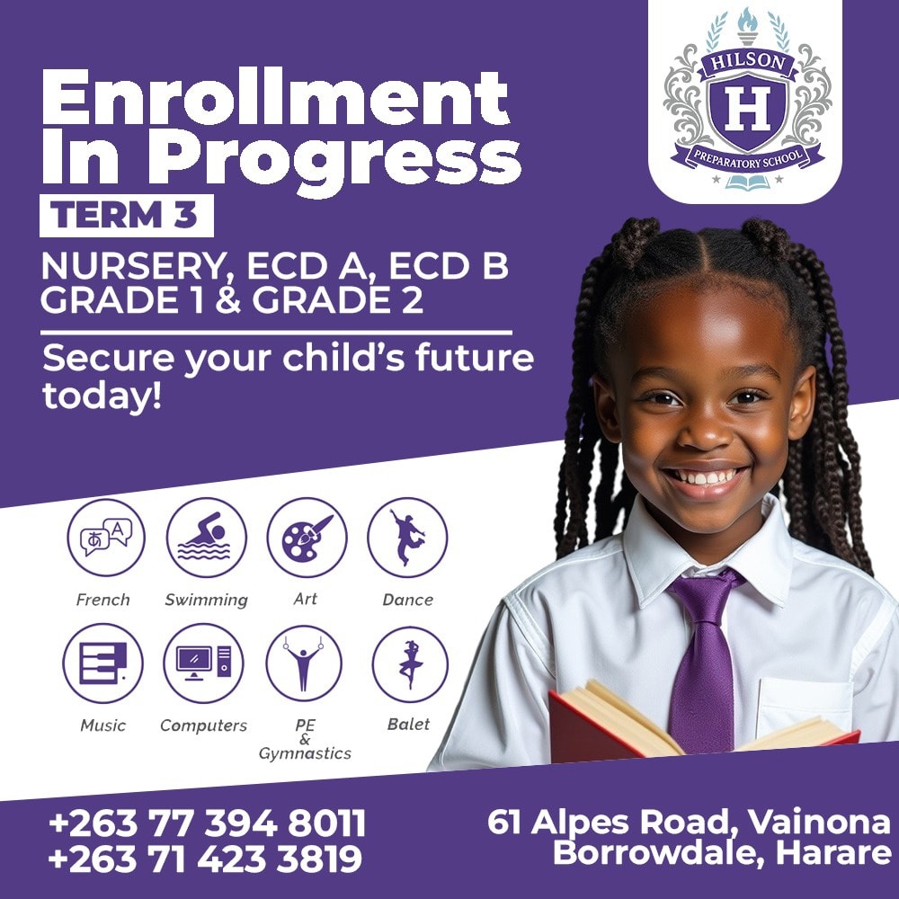 Hilson - Enrollment for Nursery, ECD A & B, Grade 1 and 2 is in ...