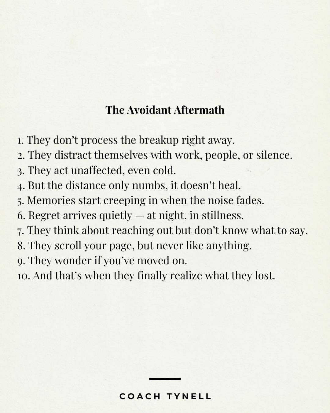 HeartMend - Avoidants don’t grieve the way you do. When everything ...