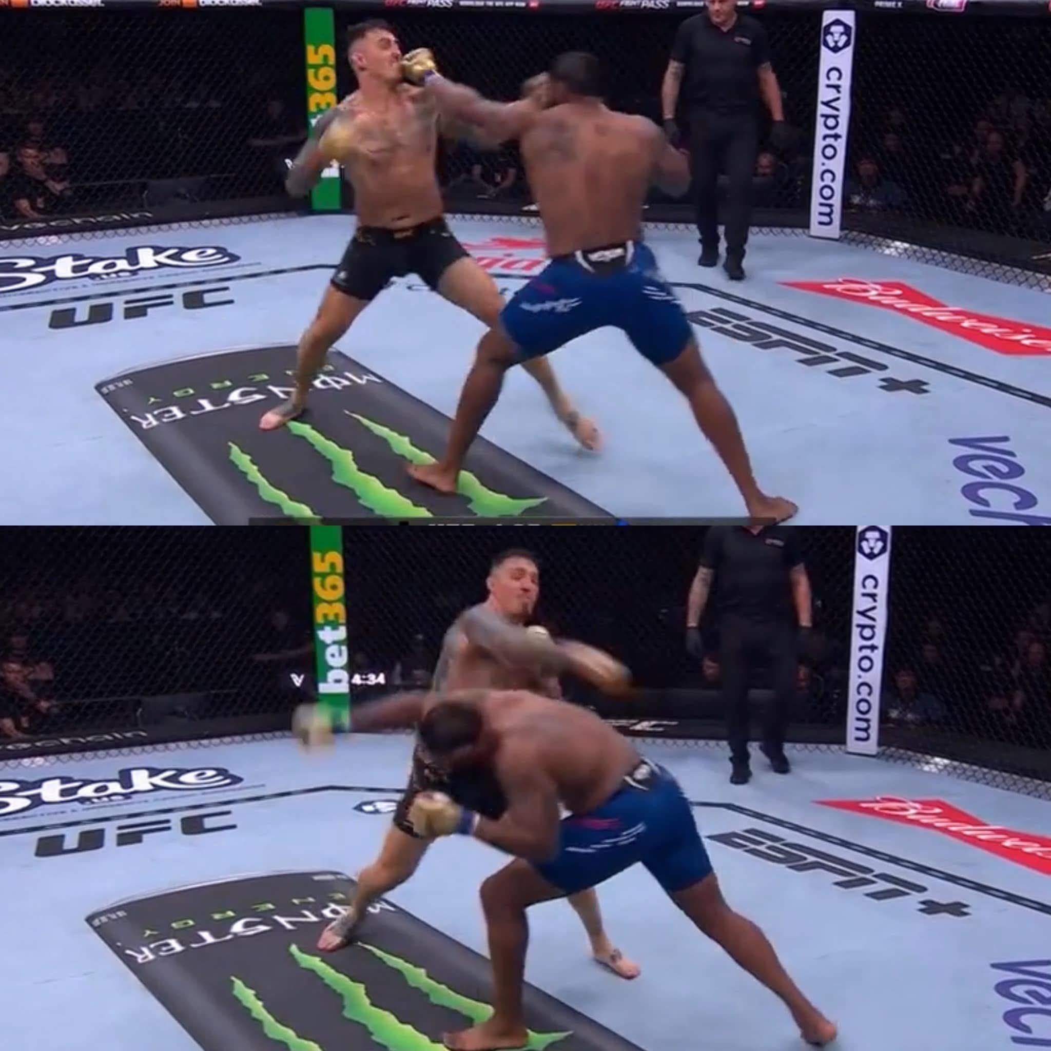 UFC - Đây mới là 1-2 combo thật từ Blaydes. Jab của Blaydes tung vào mỏ ...