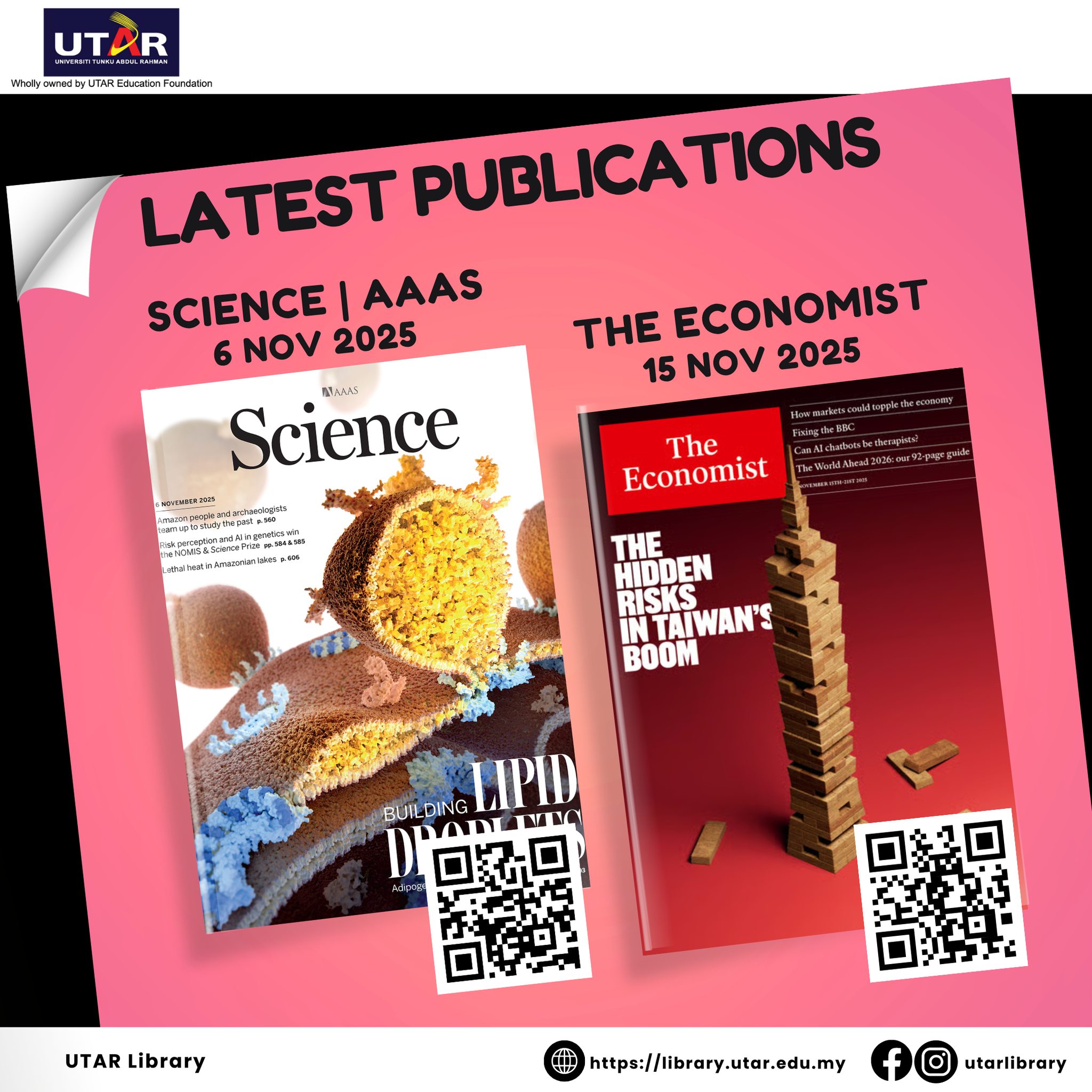 UTAR - 📖 Read the latest issue: 🔬 Science | 6 November 2025 | https ...