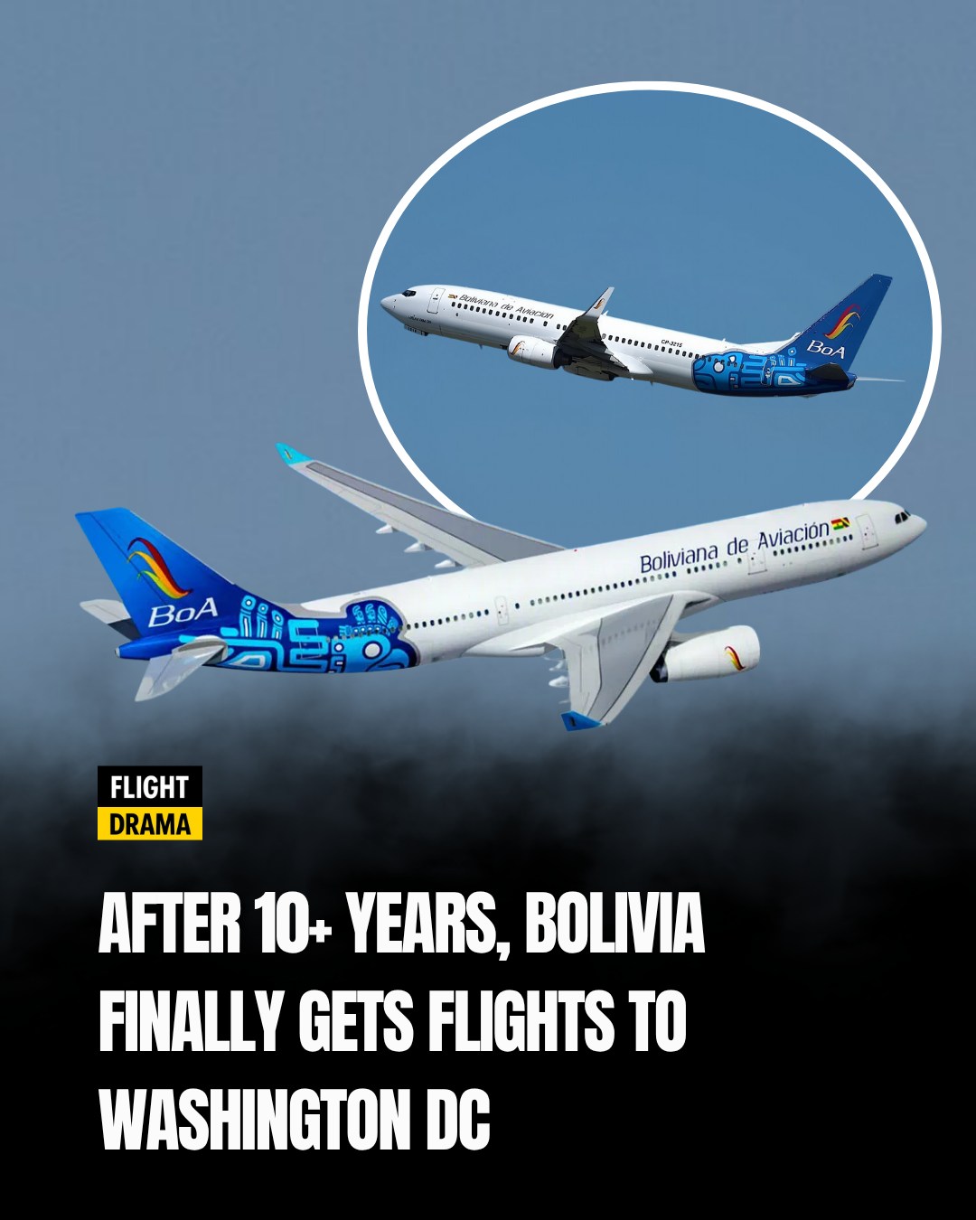 FlightDrama - After more than a decade of delays, Bolivia is finally ...