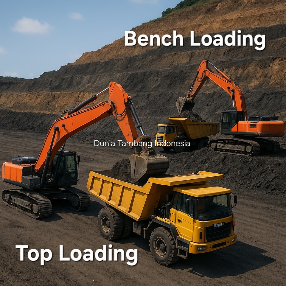 Bench loading Excavator : Metode... - Dunia Tambang Indonesia | Facebook