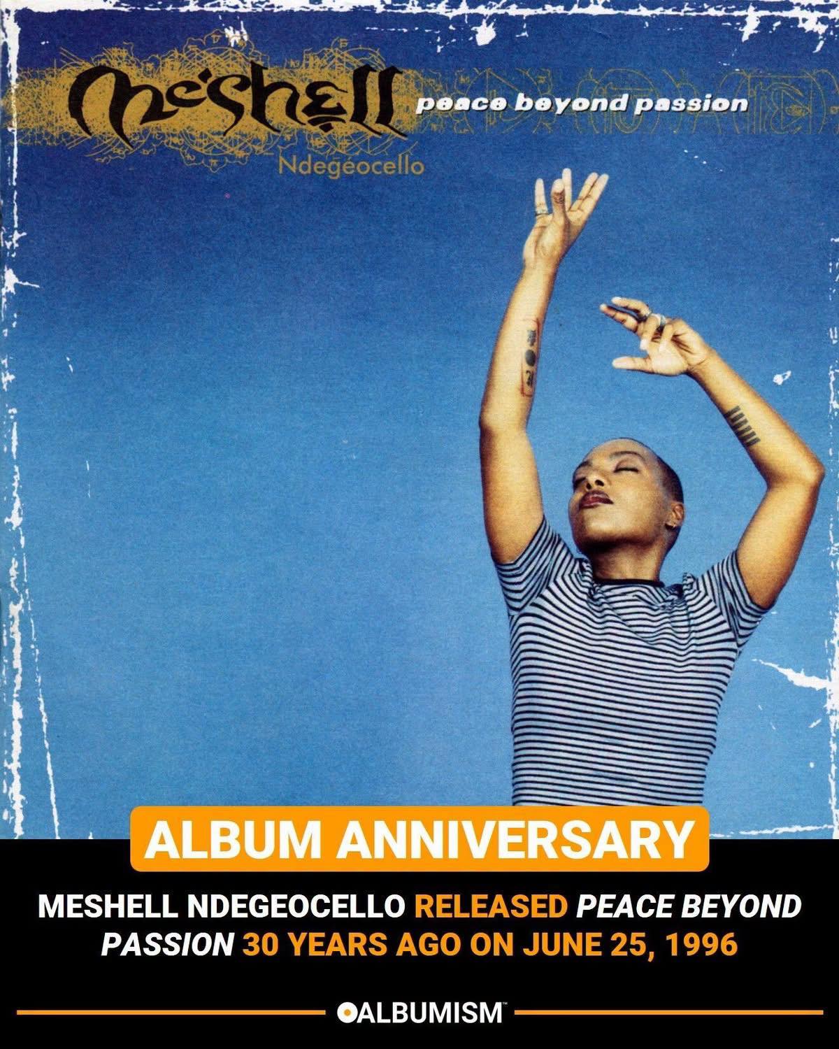 Meshell Ndegeocello released 'Peace Beyond Passion' 29 years ago