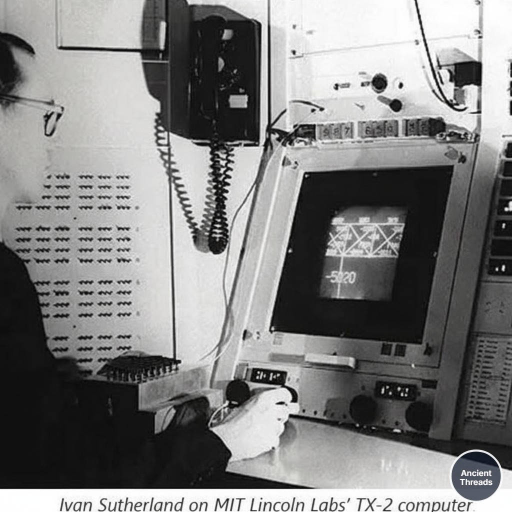 Ancient Threads - This photograph shows Ivan Sutherland in... | Facebook