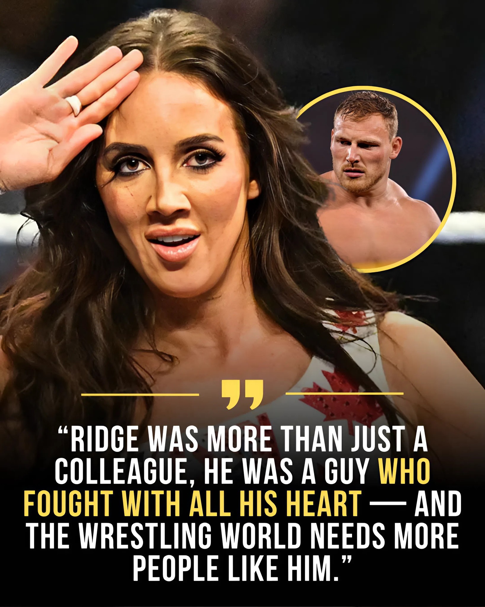 Wrestle - RIDGE HOLLAND RECEIVES A WAVE OF SUPPORT FROM BOTH WWE AND ...