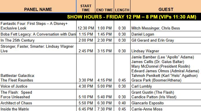 FRIDAY PANEL SCHEDULE--OCTOBER 24th... - Spacecon San Antonio | Facebook