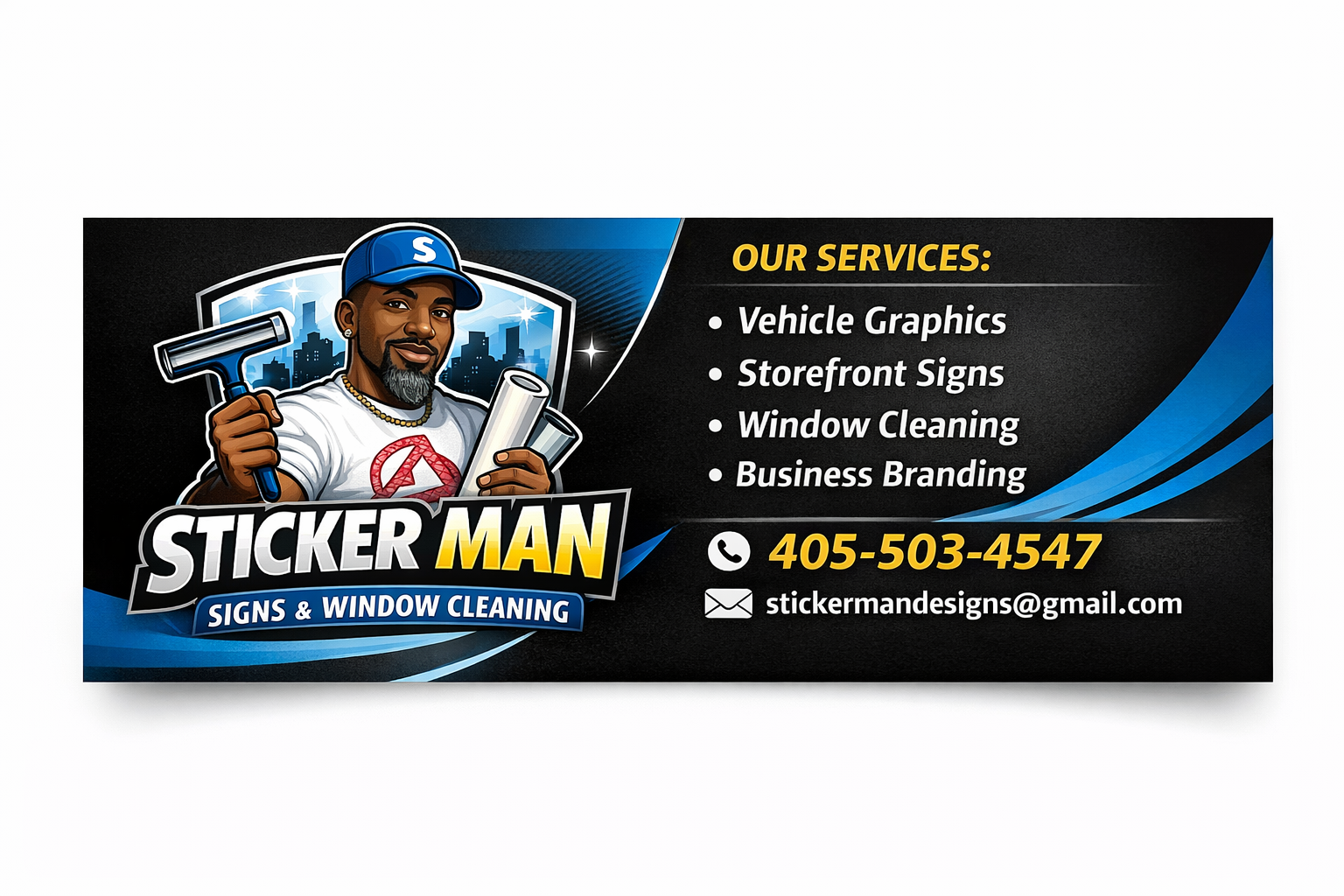 Sticker Man Signs