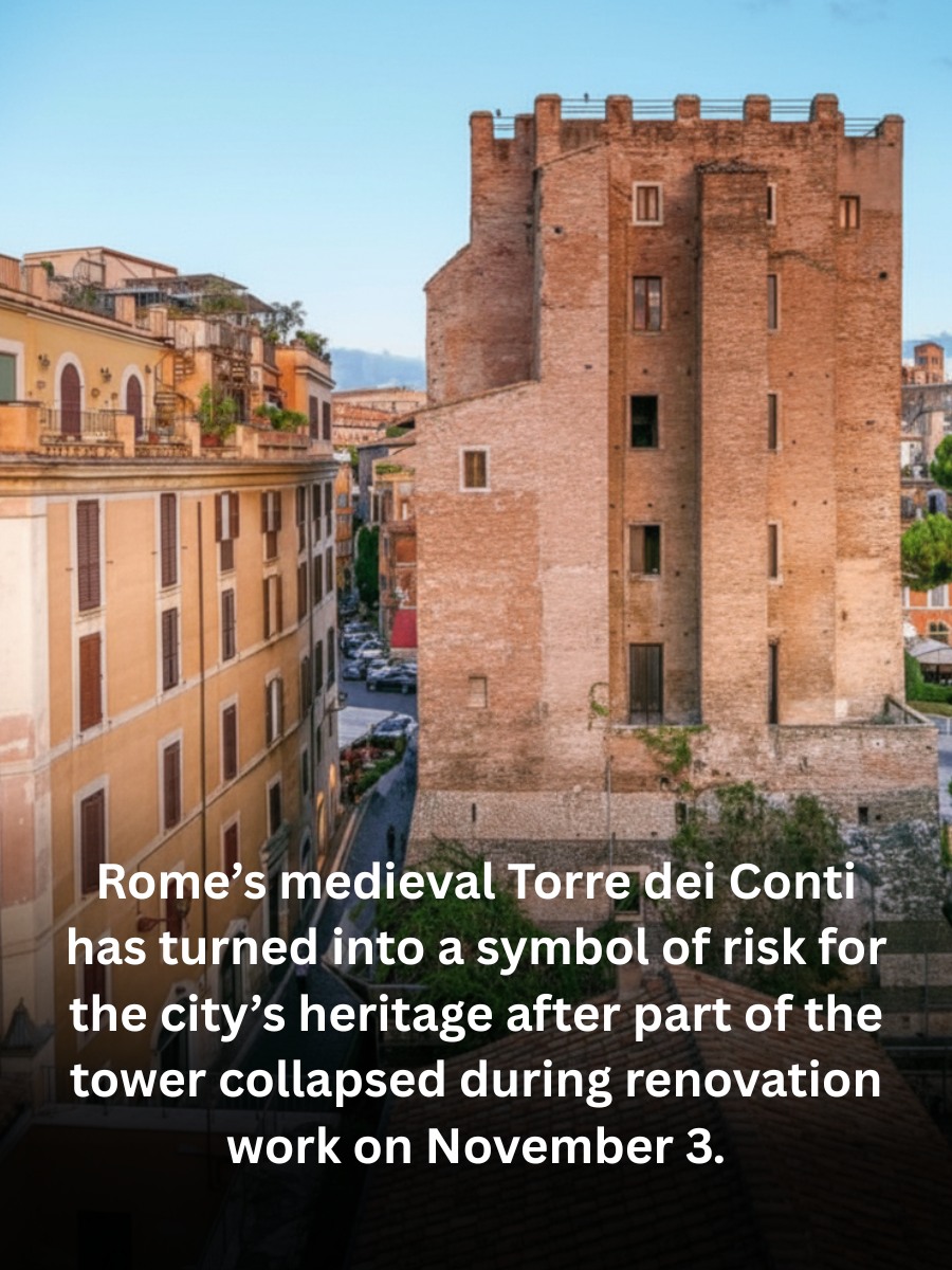 I Love - Rome’s medieval Torre dei Conti has turned into a symbol of ...