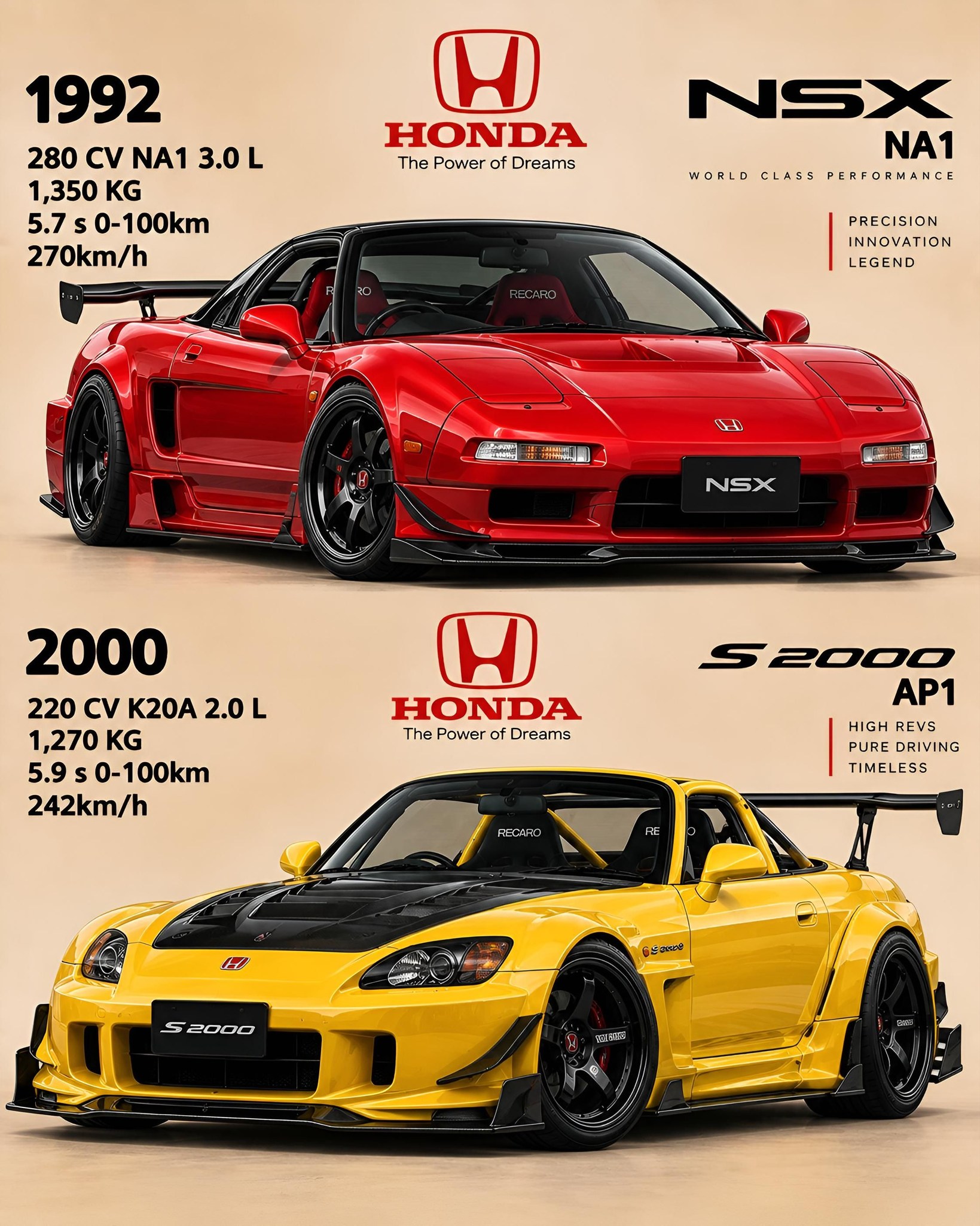 Lexus LFA vs Honda NSX Type S: Which Japanese supercar legend