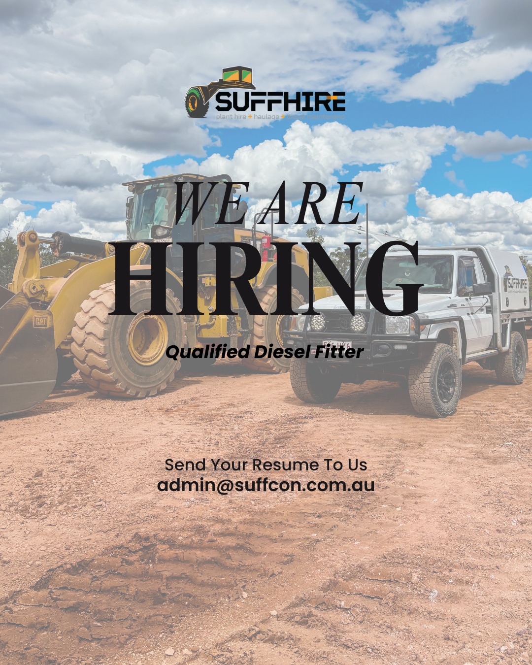 Suffhire - Join the Team – Diesel Fitter Wanted! SuffHire... | Facebook