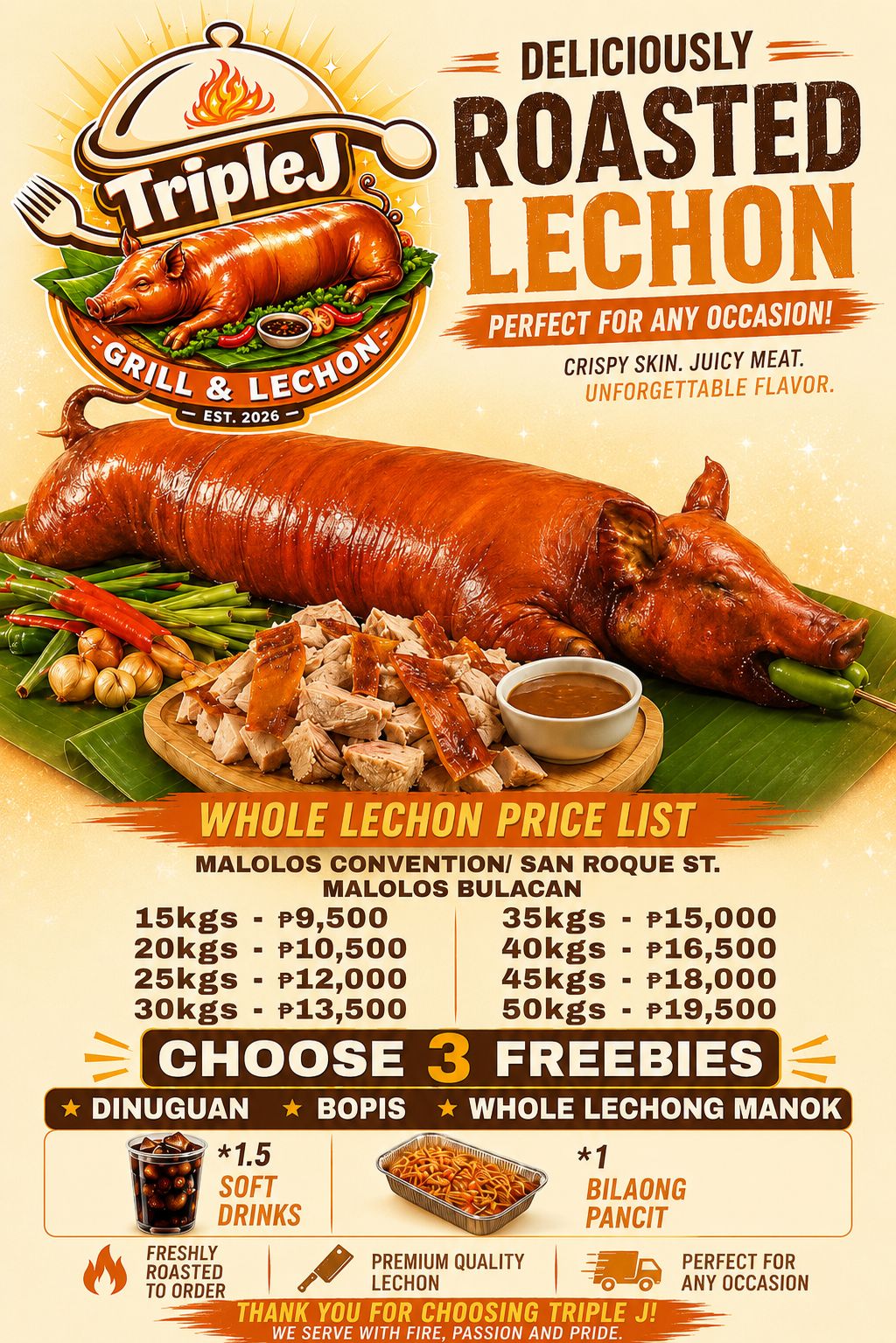 Triple J Food Hauz | Malolos