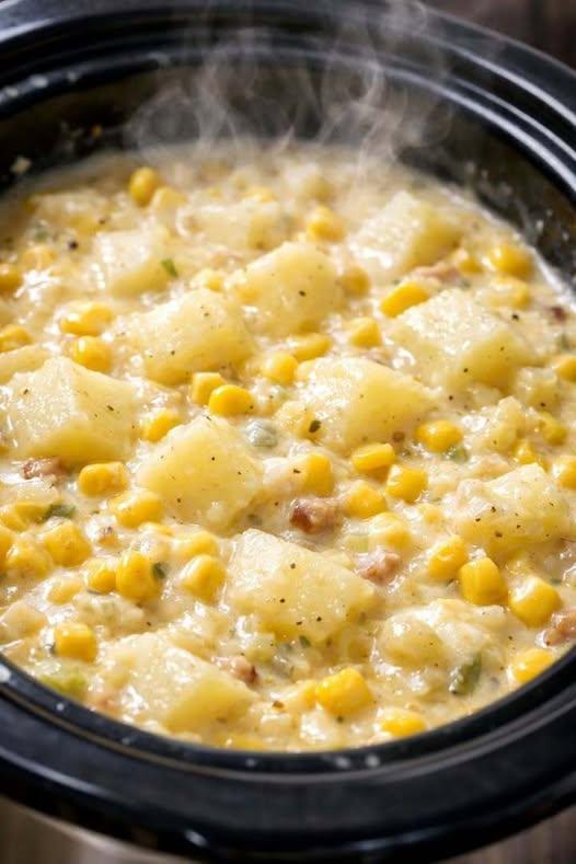 Daily - Winter Chowder – Only 5 Ingredients! Creamy corn and potatoes ...