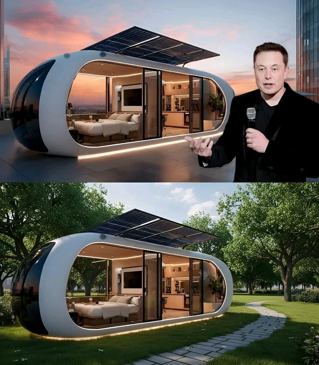 SKY - Elon Musk has unveiled the Tesla Tiny House, priced at just ...