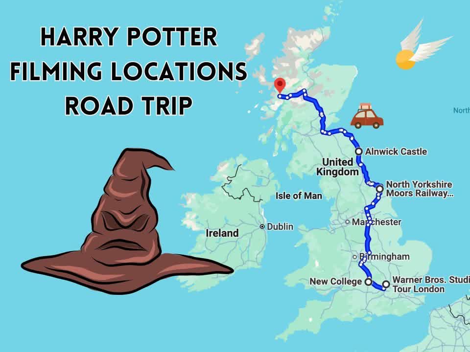 Harry Potter car's first trip to filming location