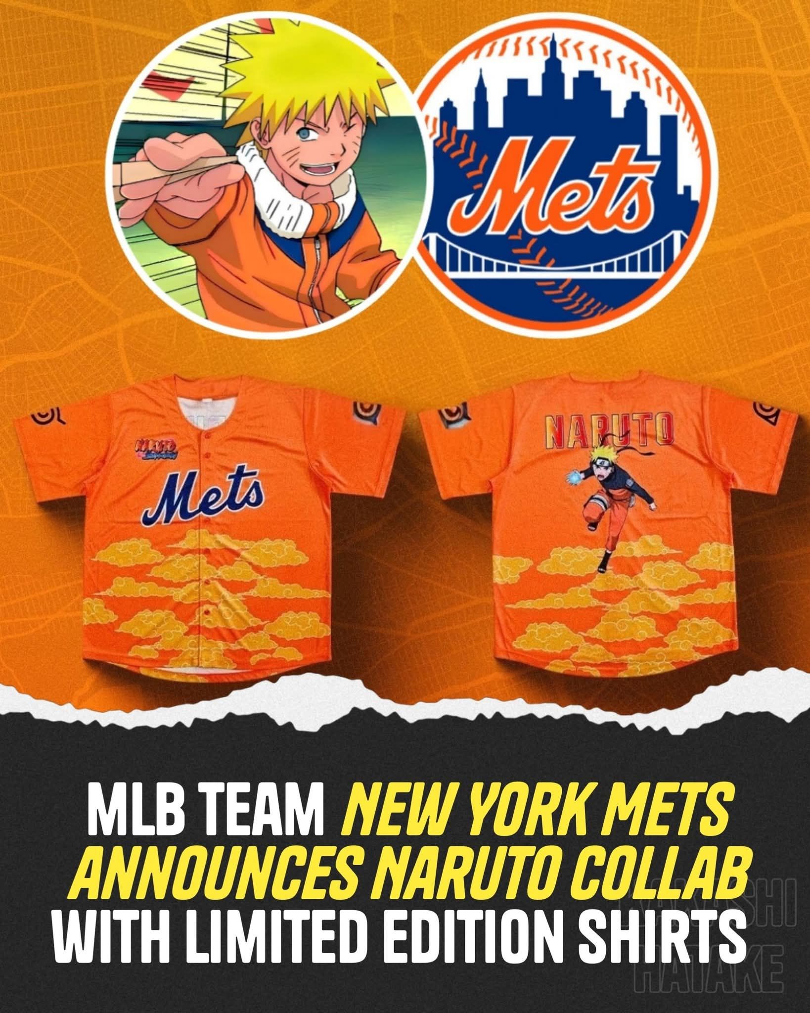 Naruto x New York Mets limited-edition jersey