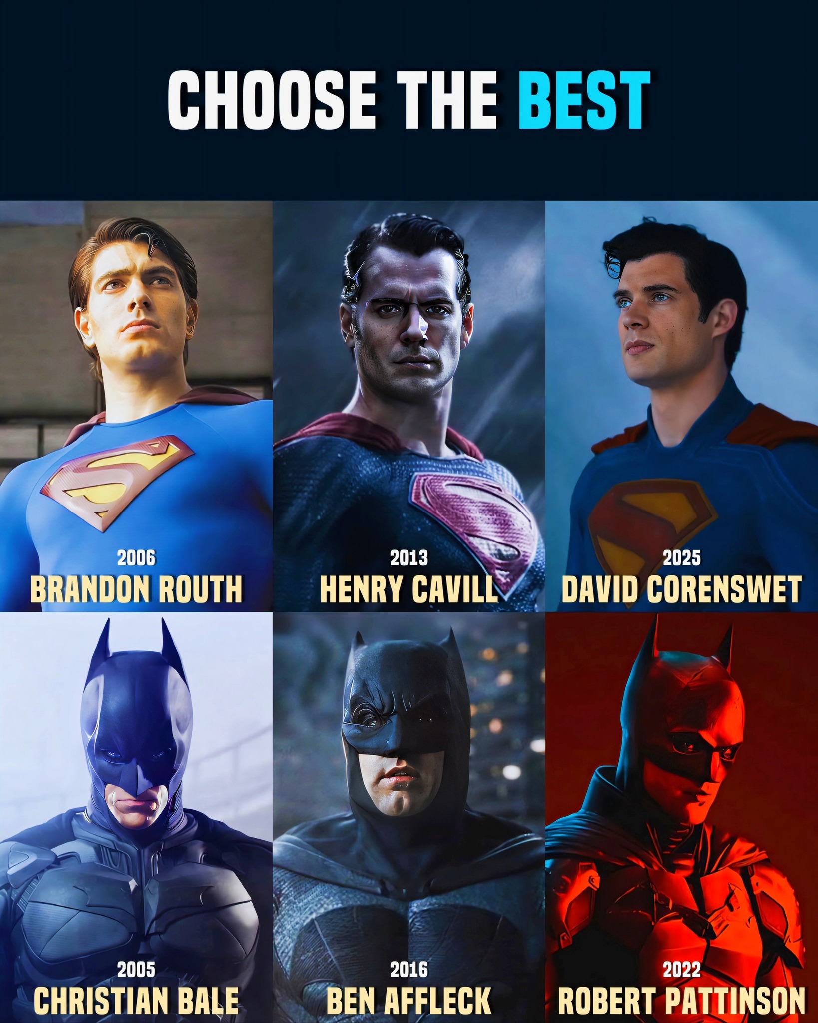 A2C - Choose The Best 🫵🏻😎 - Brandon Routh (2006 – Superman Returns ...